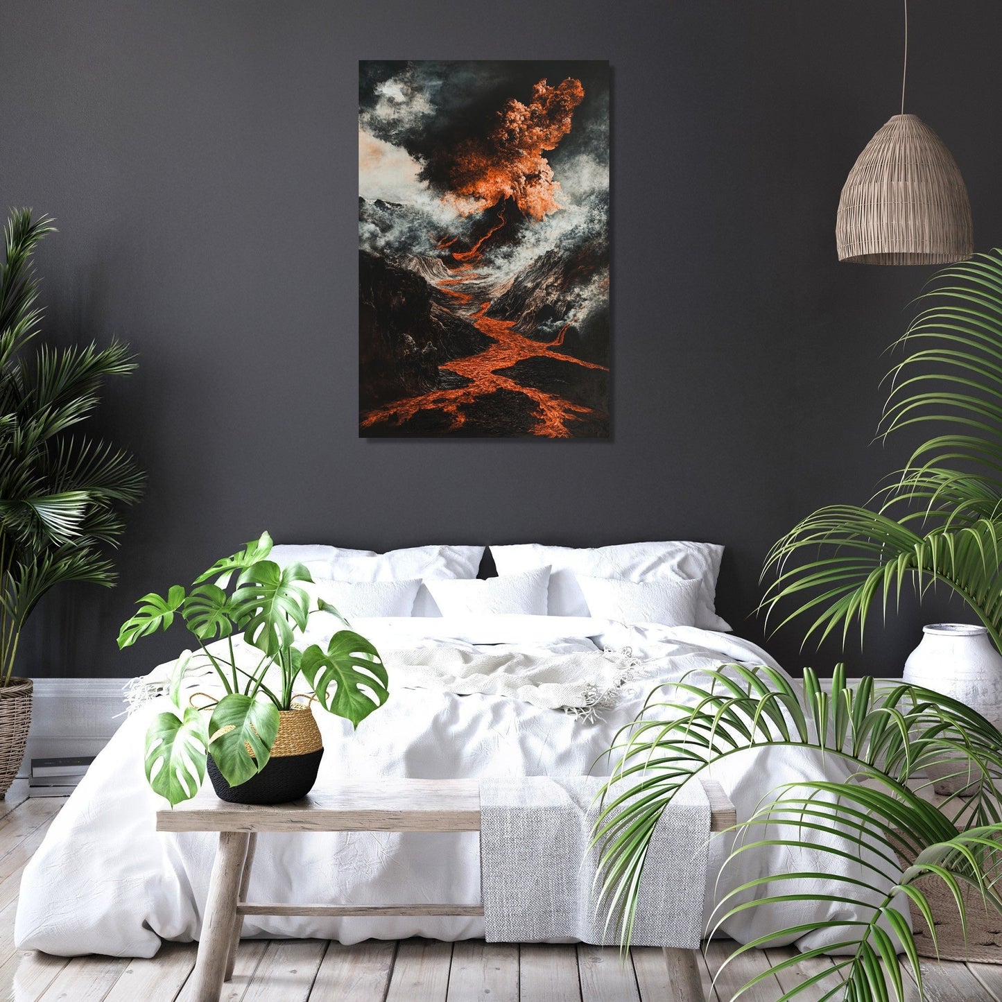 Eruption of Sorrow Canvas