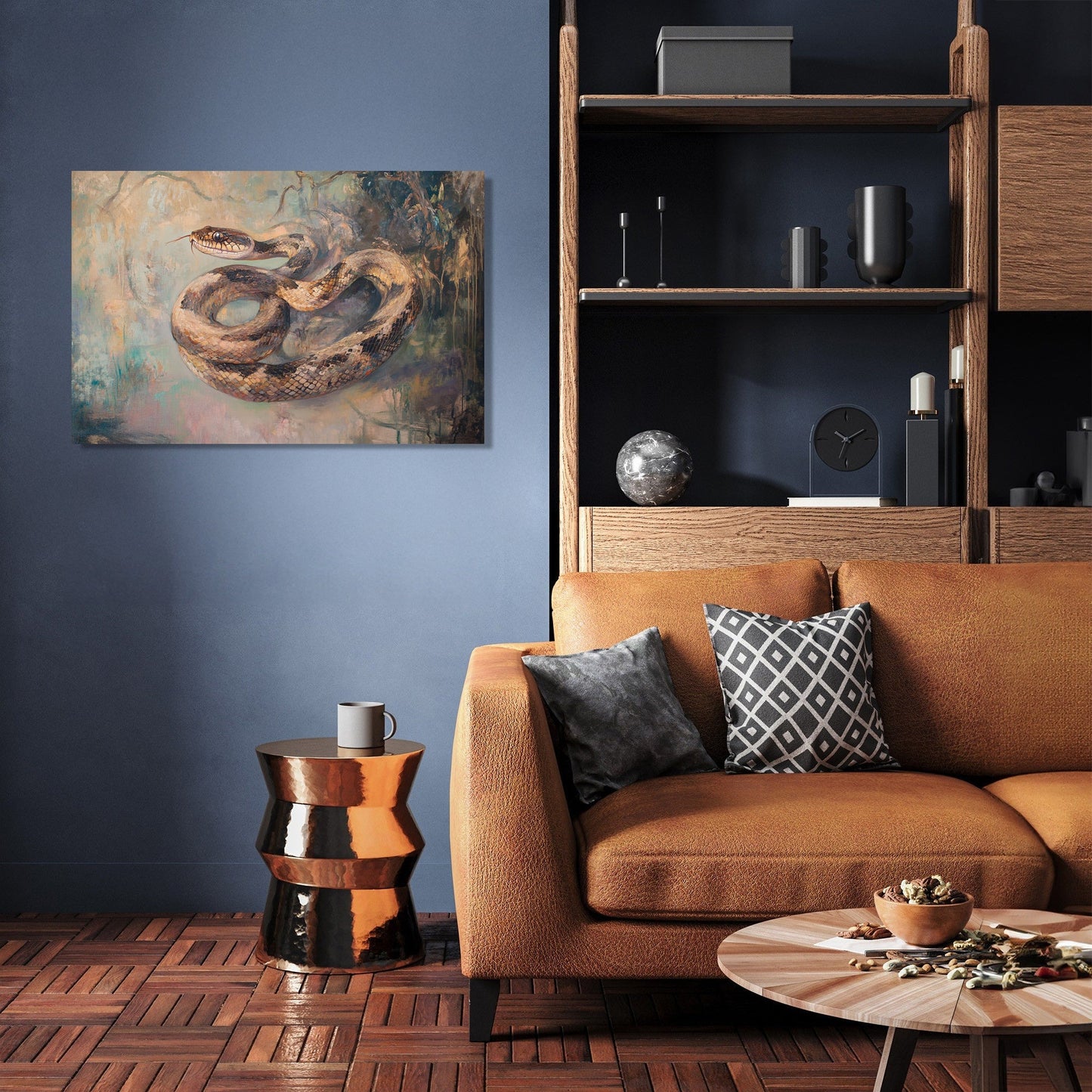Serpentine Elegance Canvas