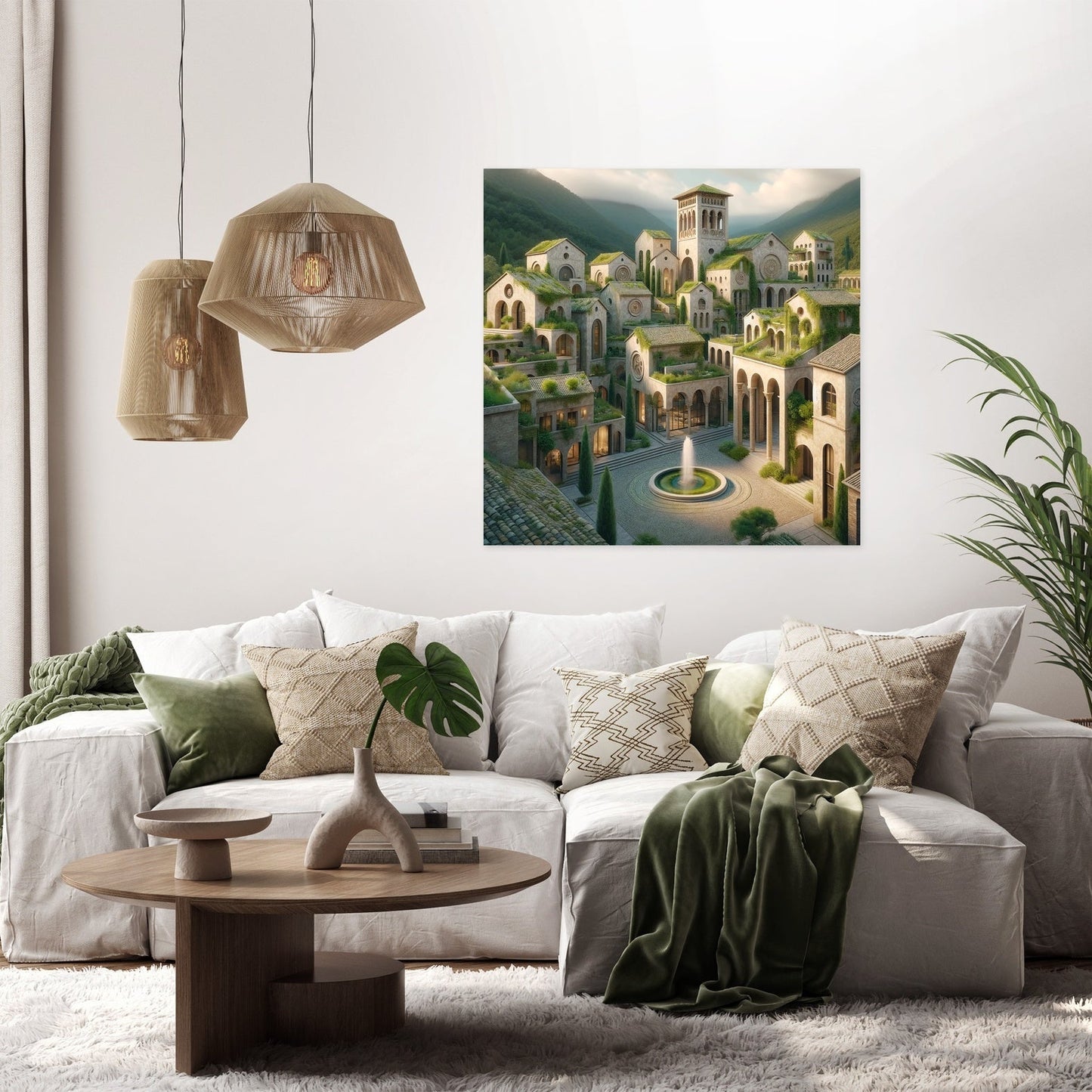 Romanesque Reimagined Canvas
