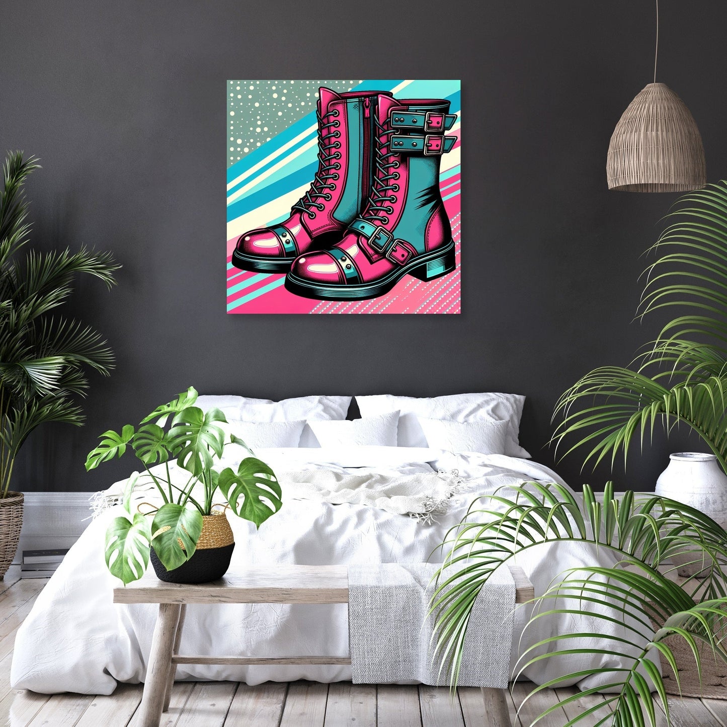 Fashion Boots Canvas