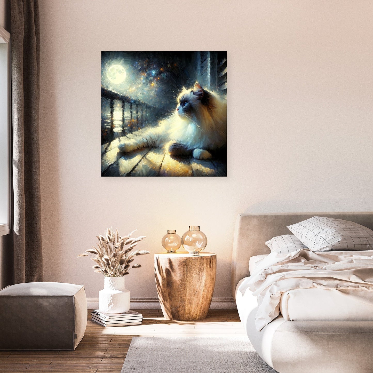 Moonlit Serenity Canvas