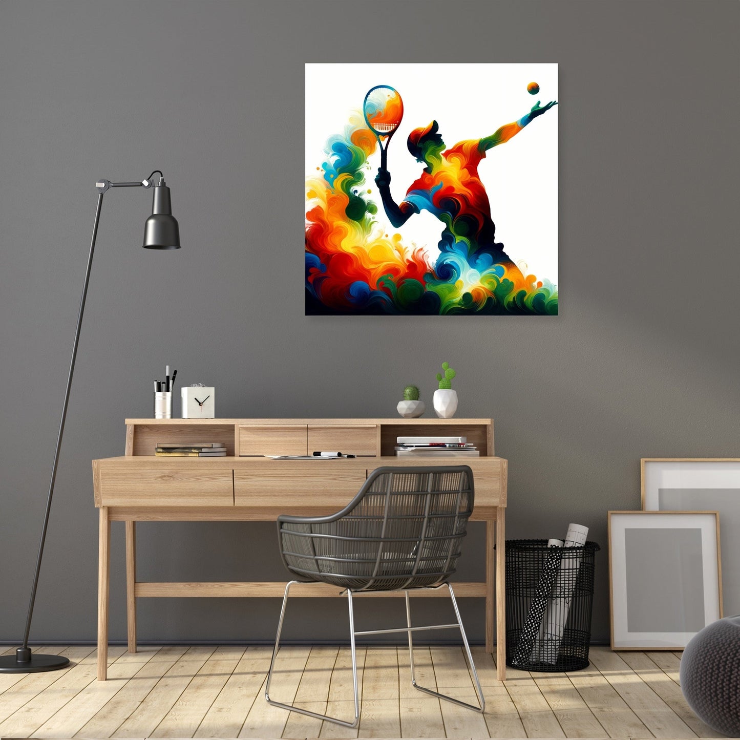 Serve and Swirl Canvas
