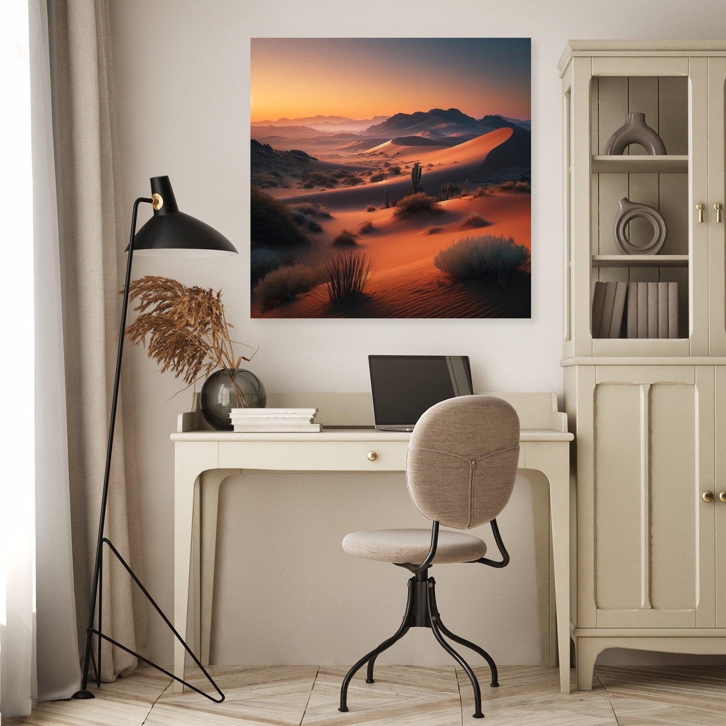 Dawn Desert Elegance Canvas