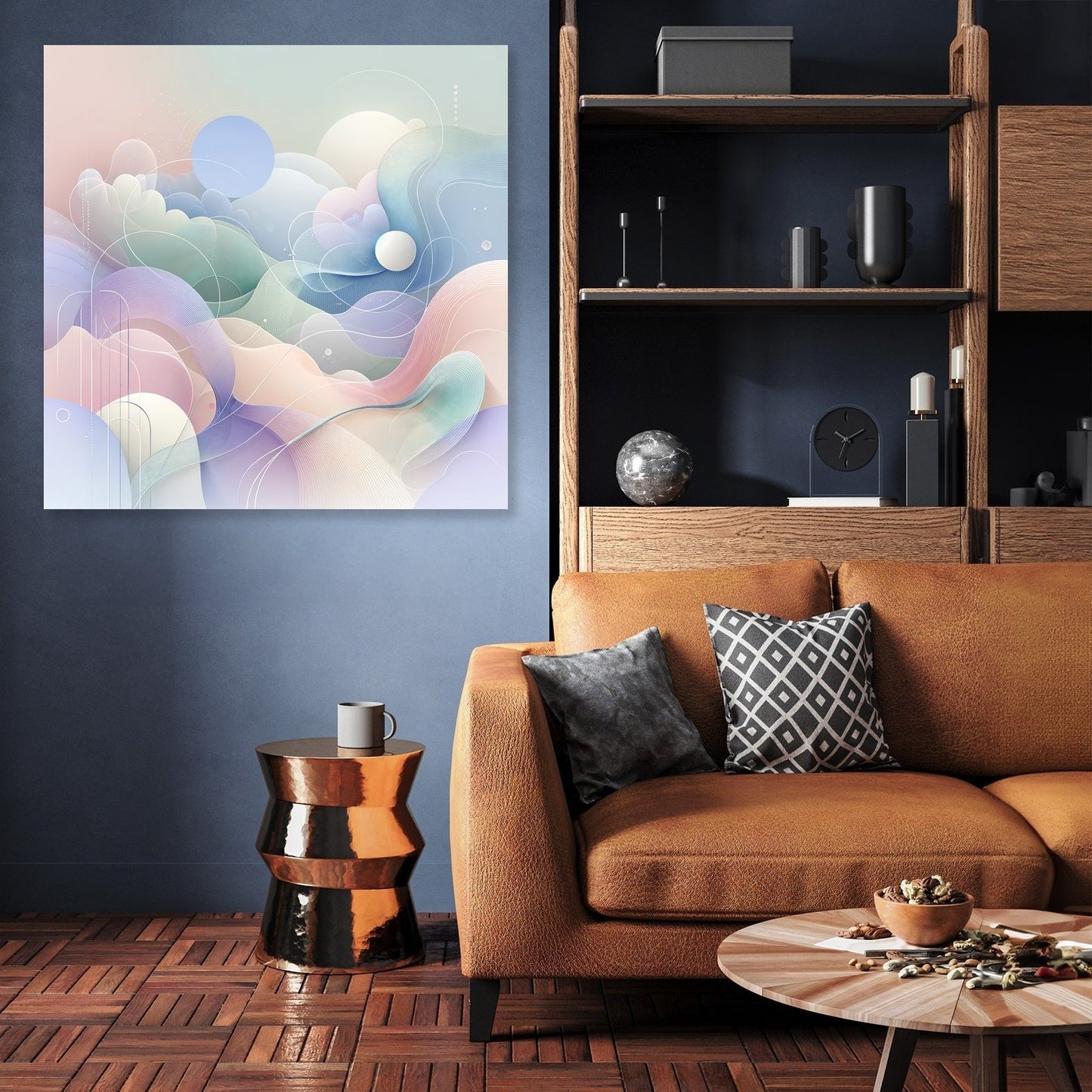 Serene Pastel Whisper Canvas
