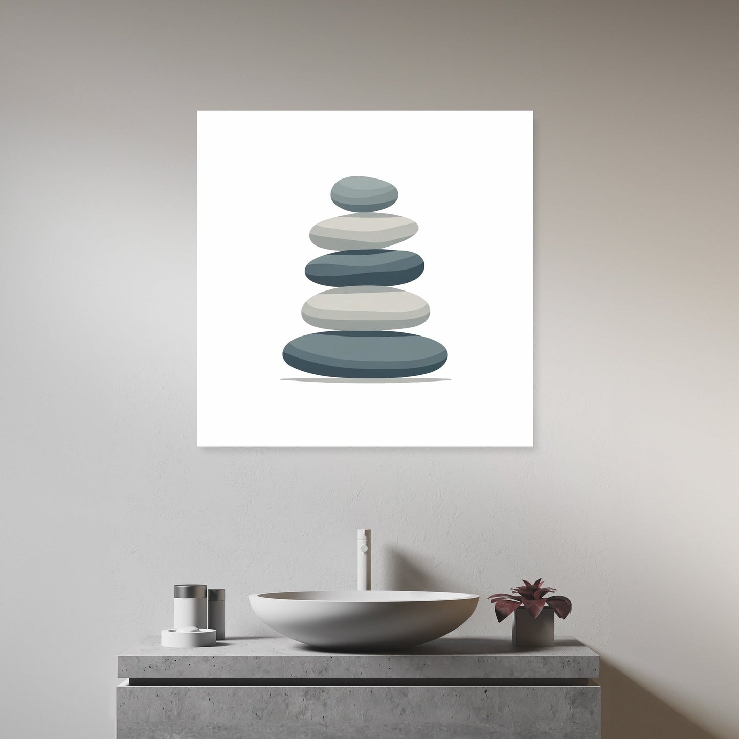 Balanced Stones Canvas