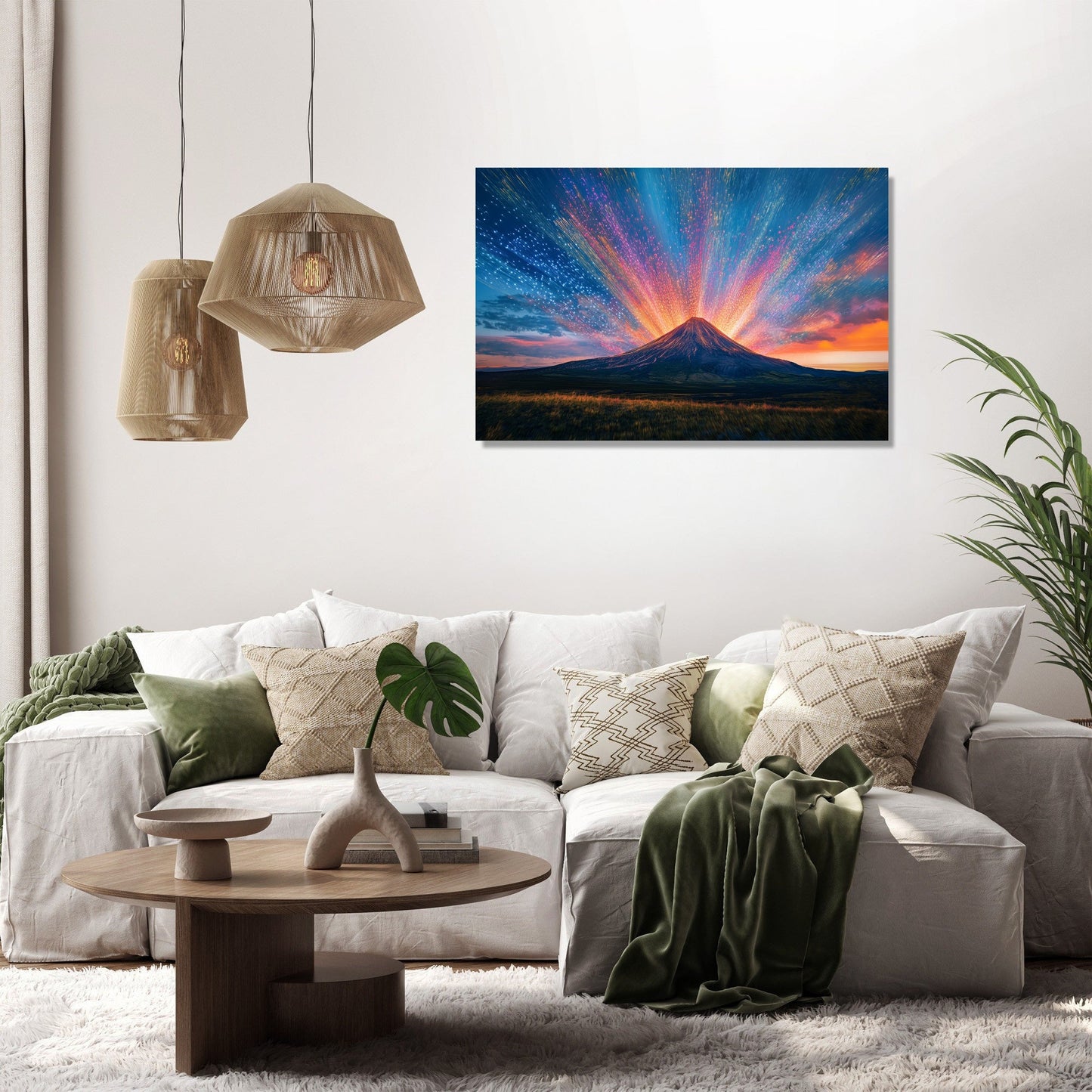 Colour Cascade Canvas