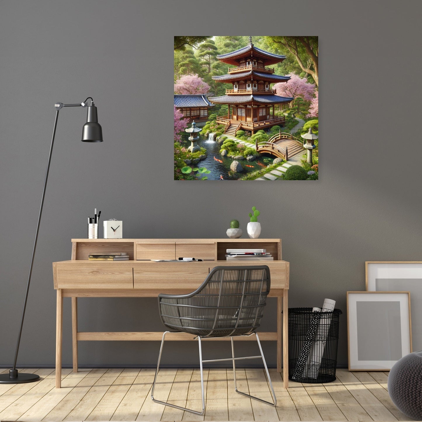 Tranquil Pagoda Canvas