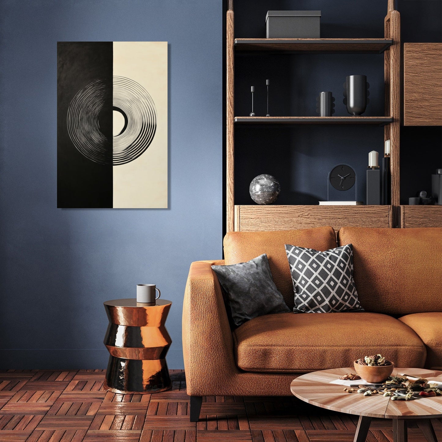 Illusionary Circle Canvas