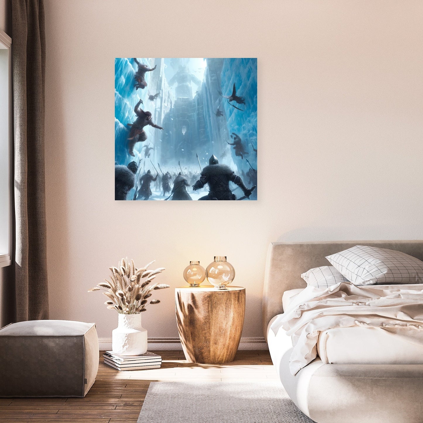 Siege of the Ice Fortress Canvas