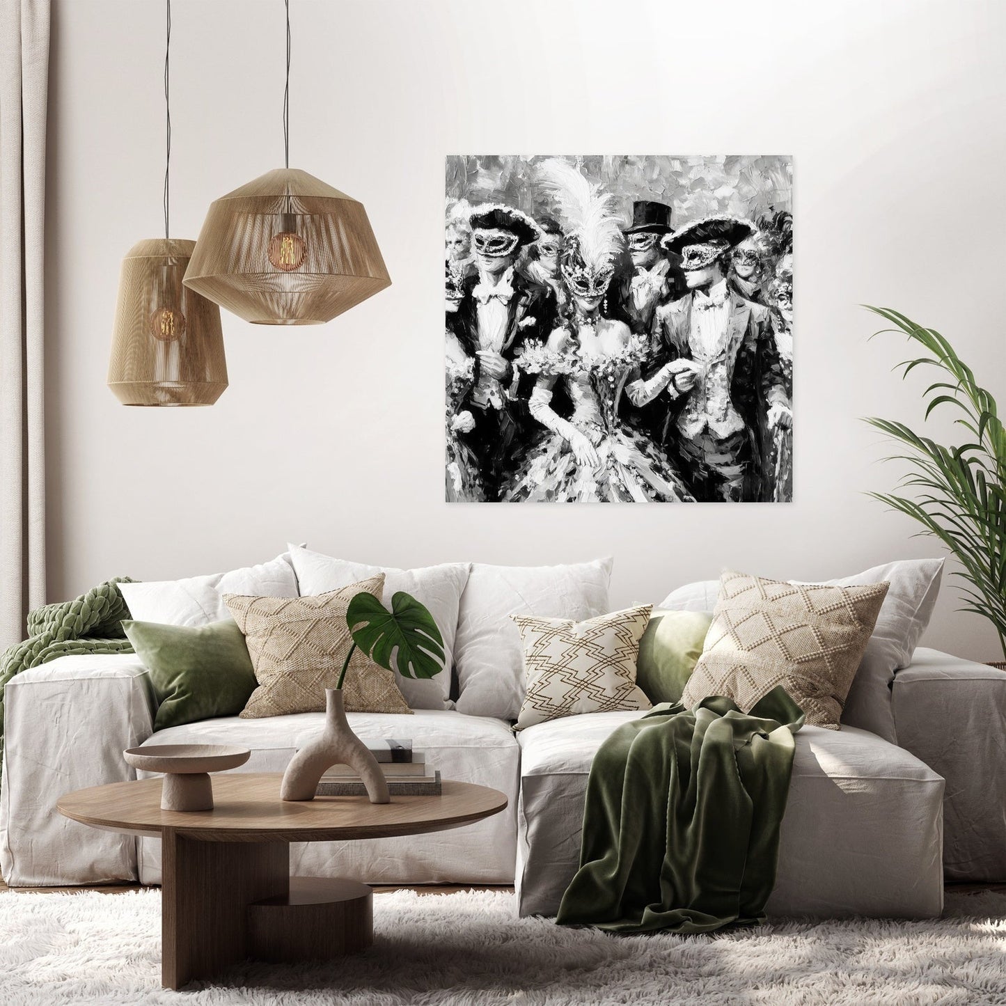 Masquerade Elegance Canvas