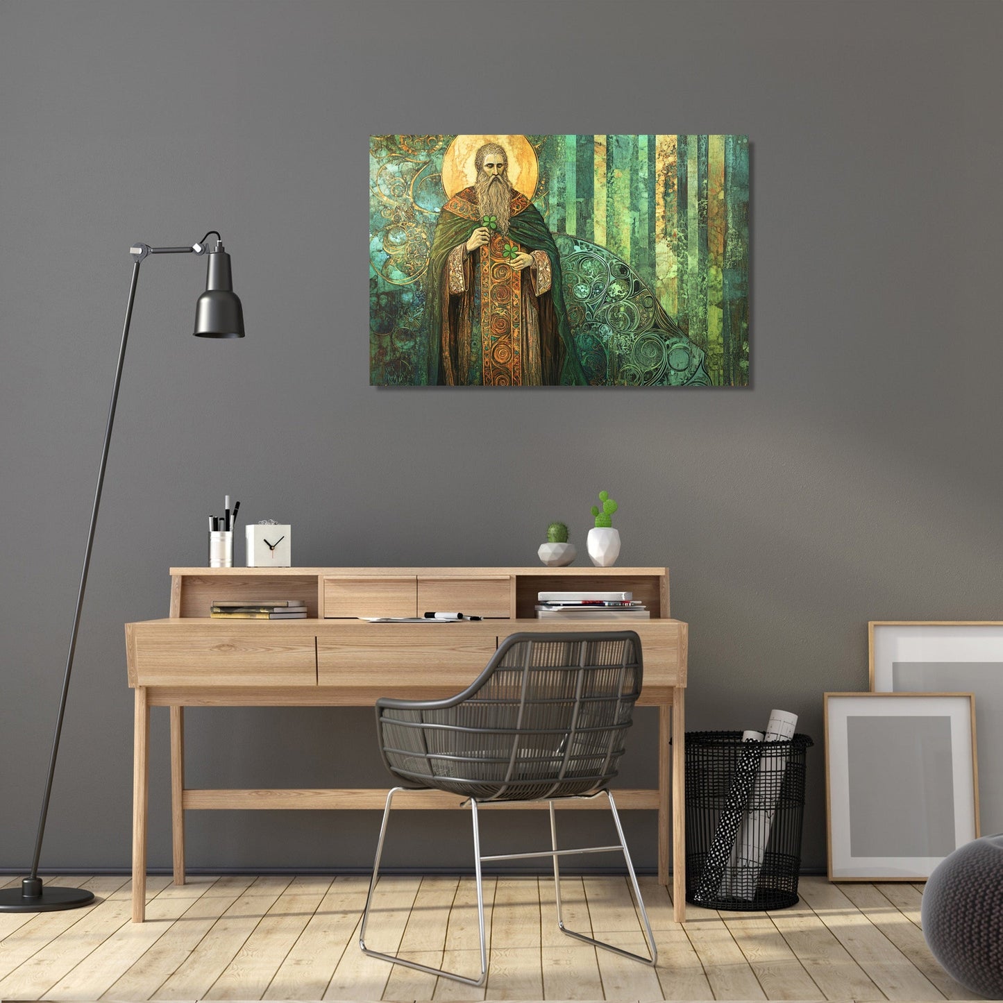 Saint Patrick’s Shamrock Canvas