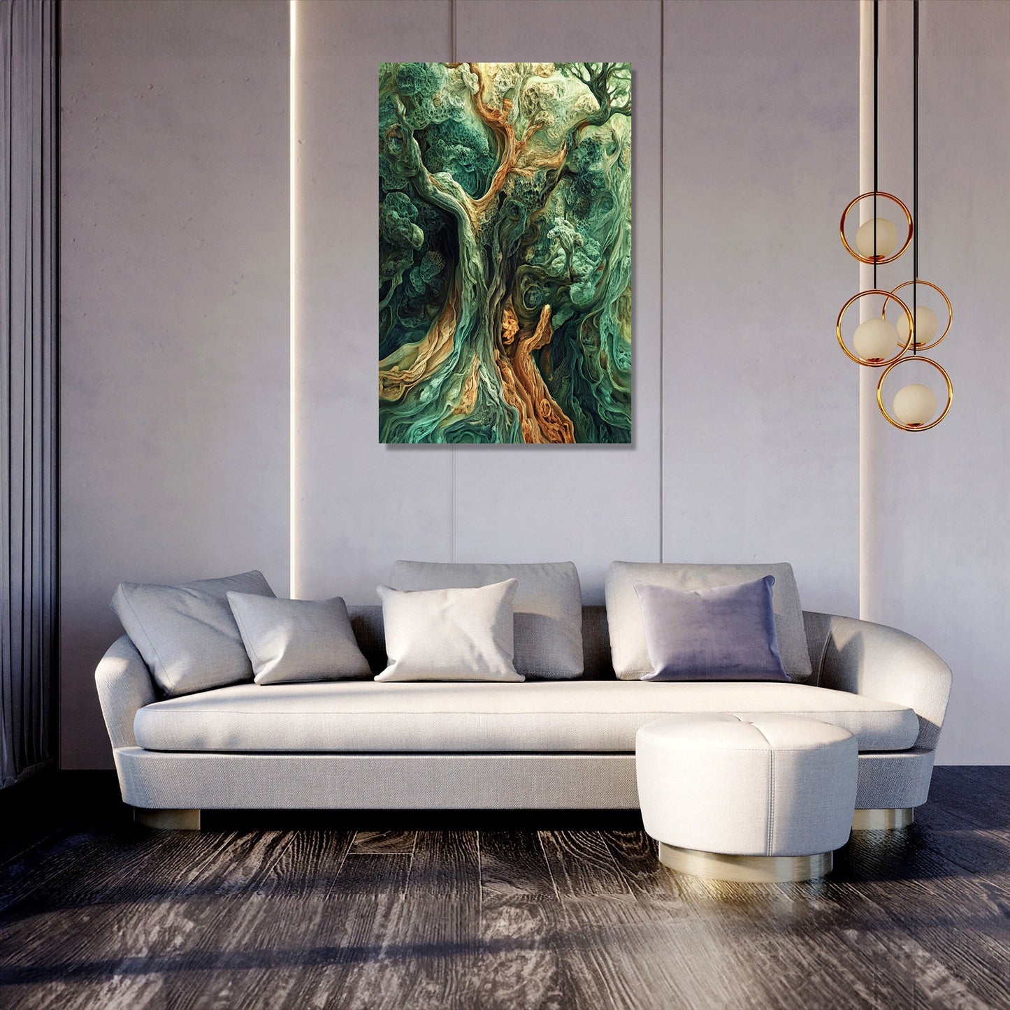 Enigmatic Forest Canvas