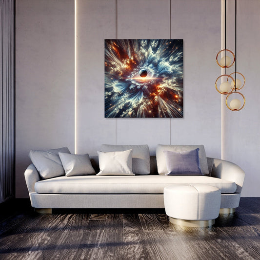Fractal Vortex Cosmos Canvas
