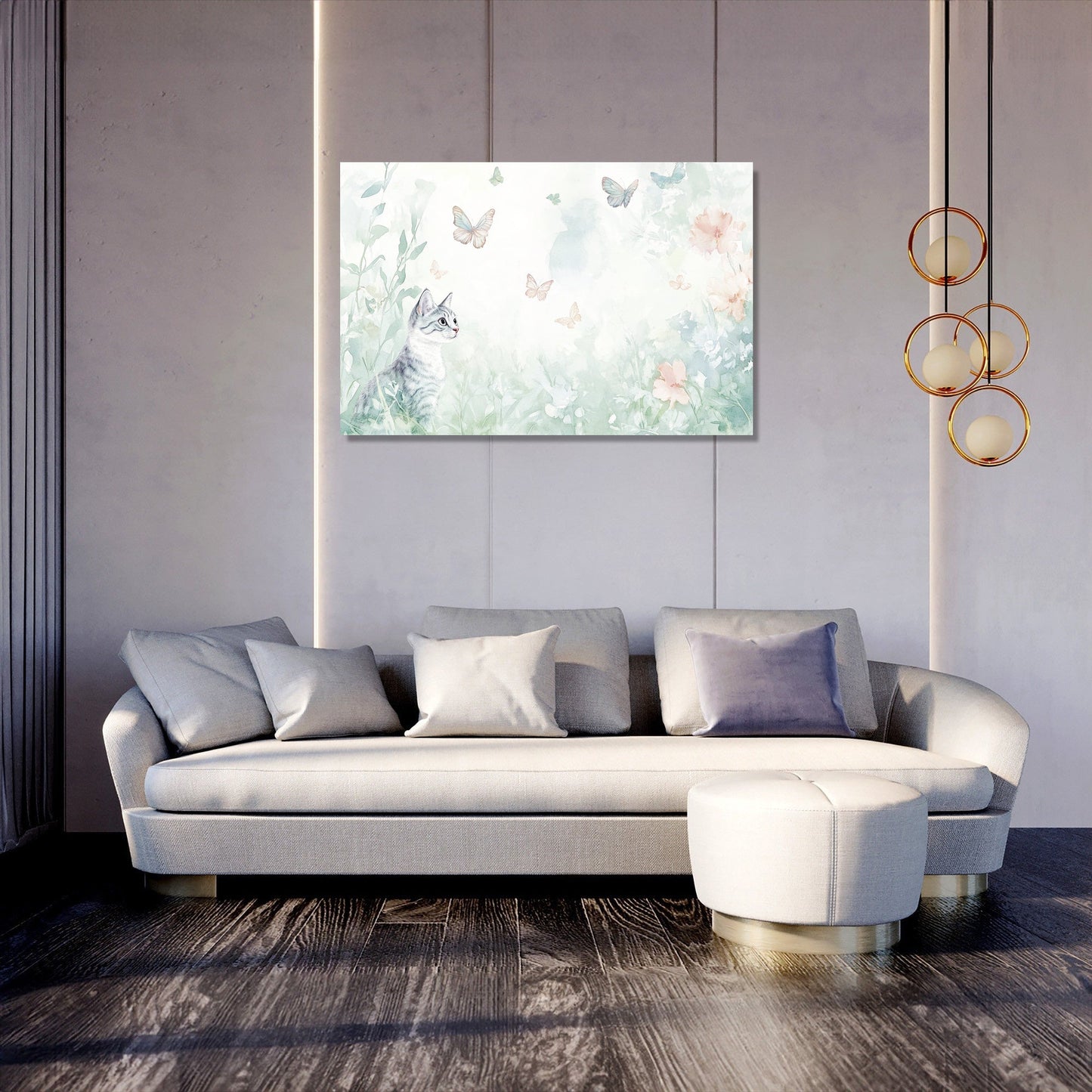 Butterfly Watcher Canvas