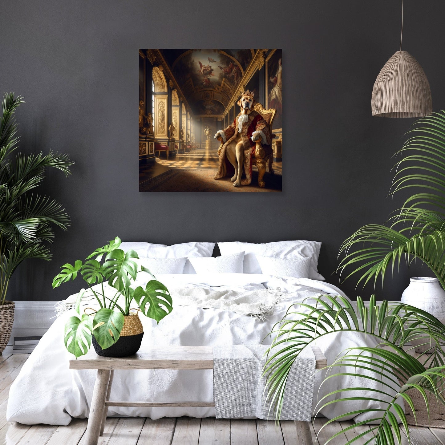 Baroque Labrador Royalty Canvas