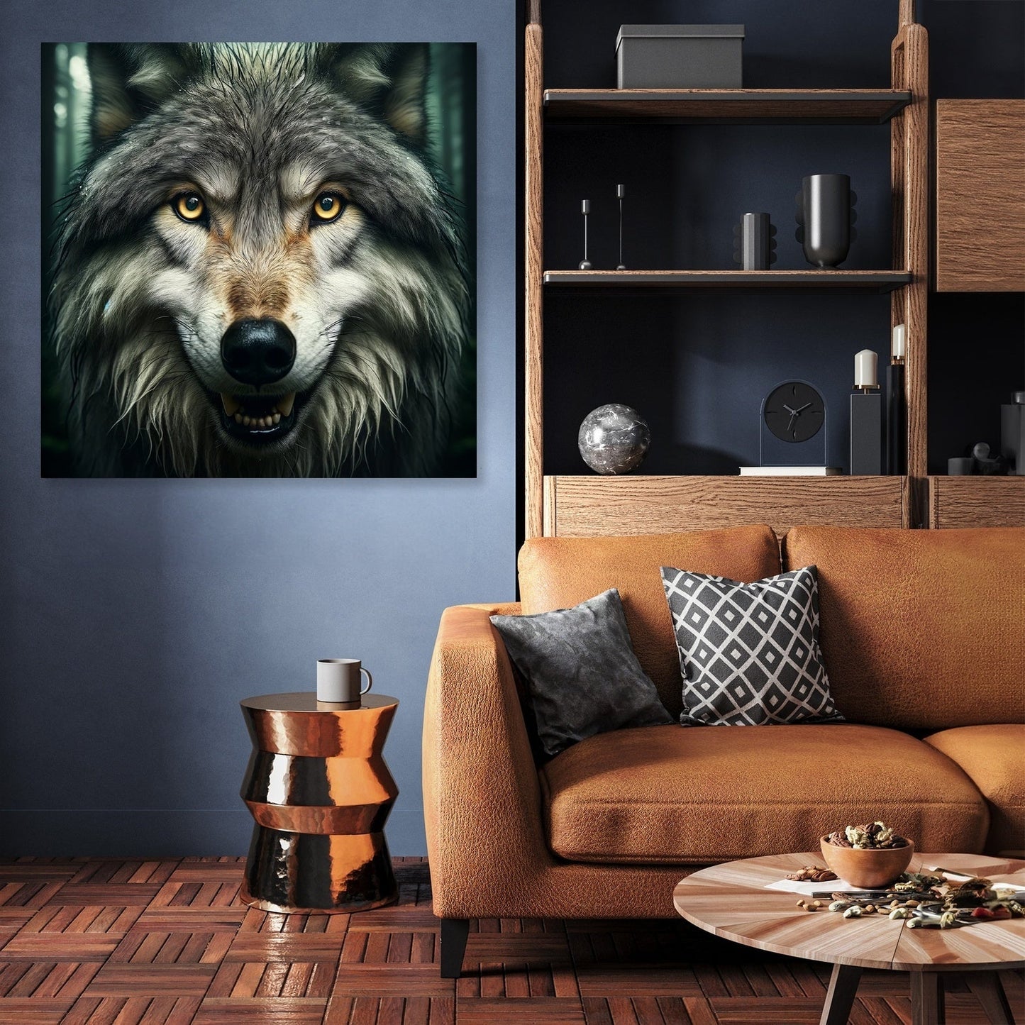 Wolf Gaze Canvas
