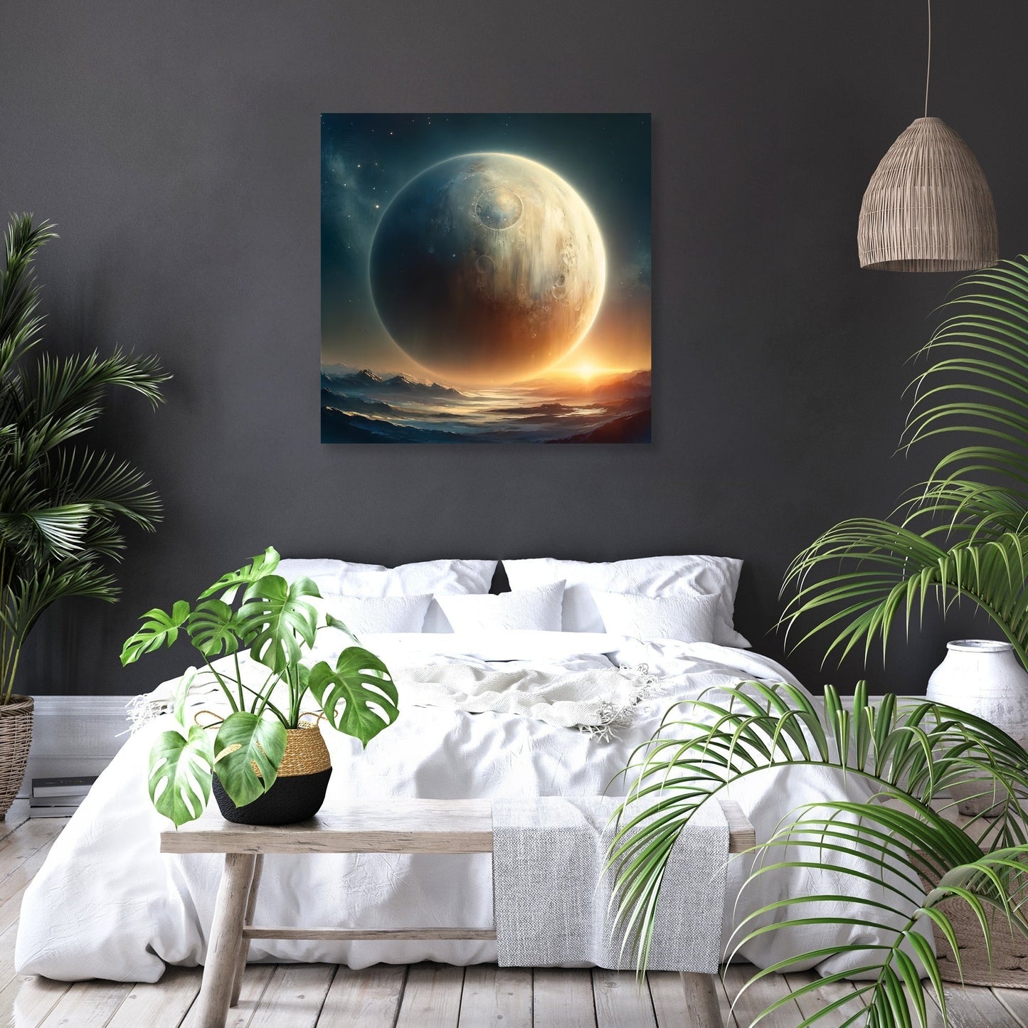 Planetary Dawn Canvas