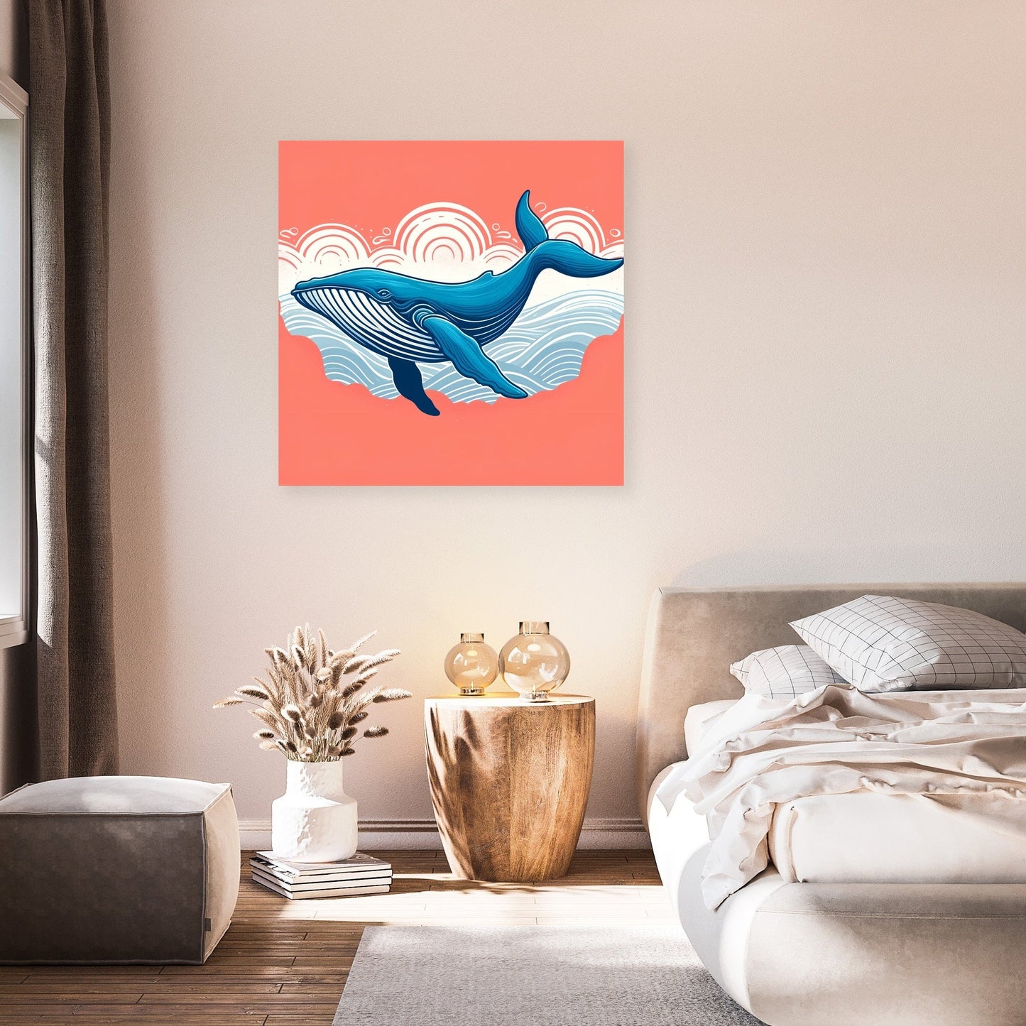 Serene Whale Canvas
