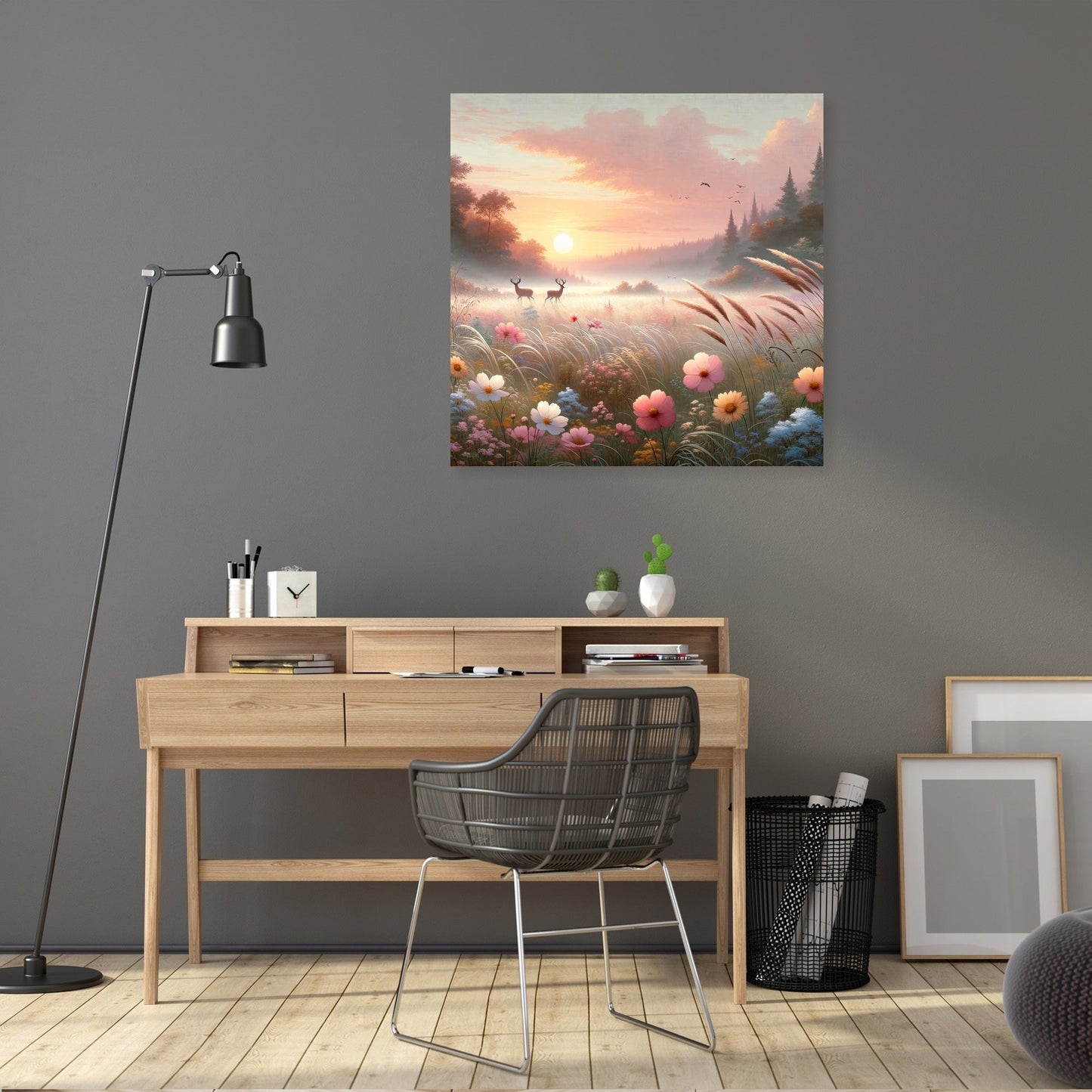 Sunrise Meadow Canvas