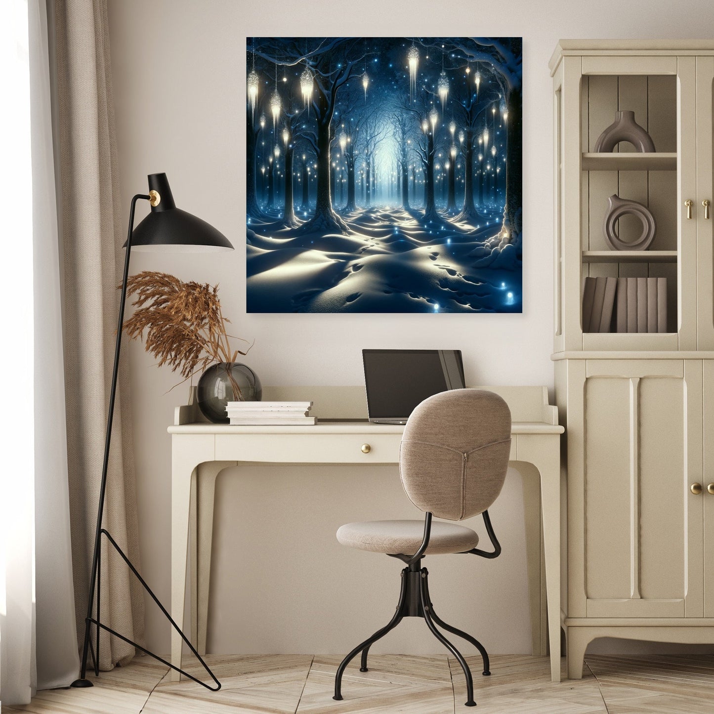 Luminous Winter Fantasy Canvas