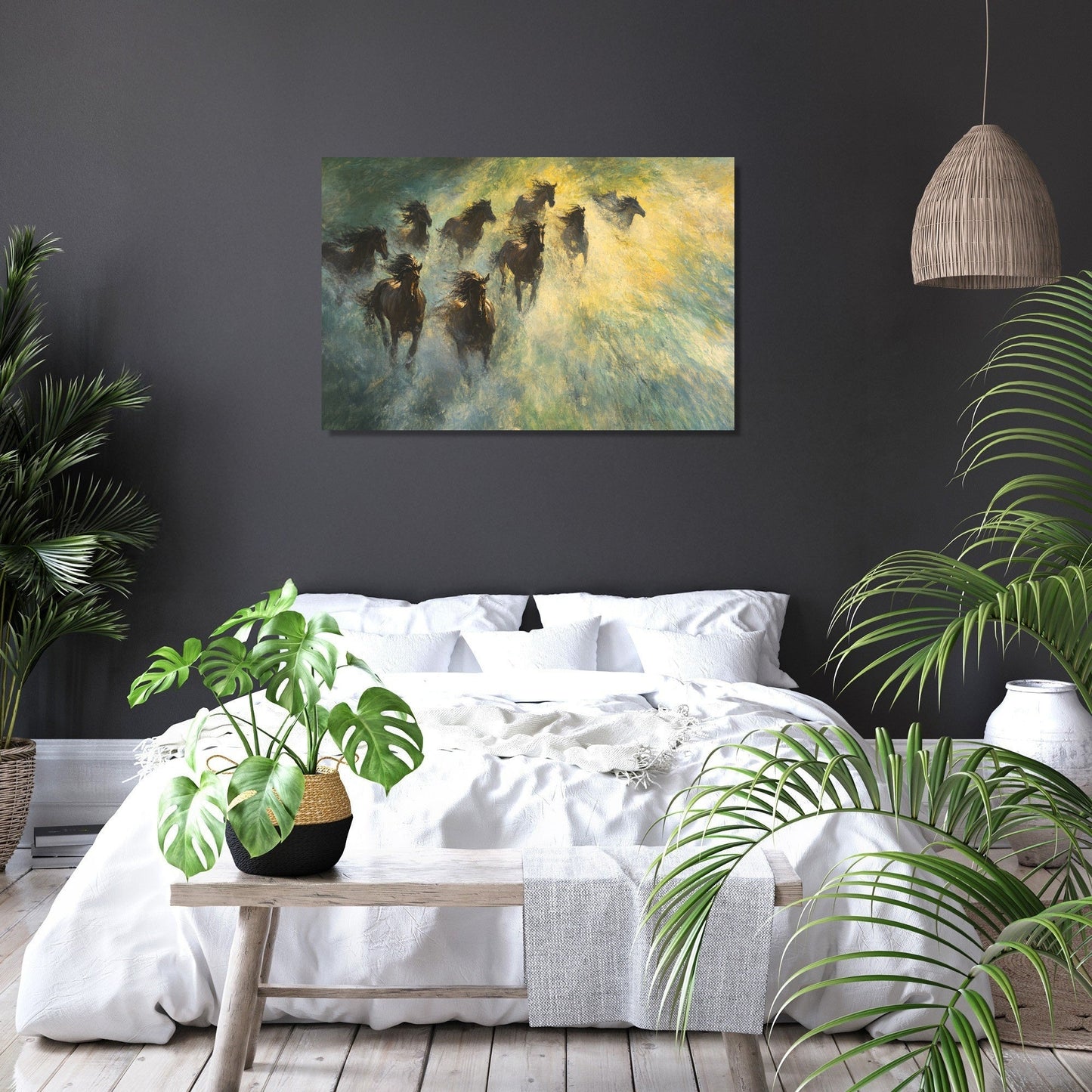 Galloping Horses Canvas