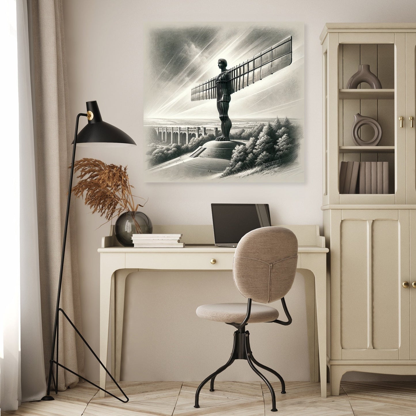 Newcastle Angel of the North Classic Vision Canvas