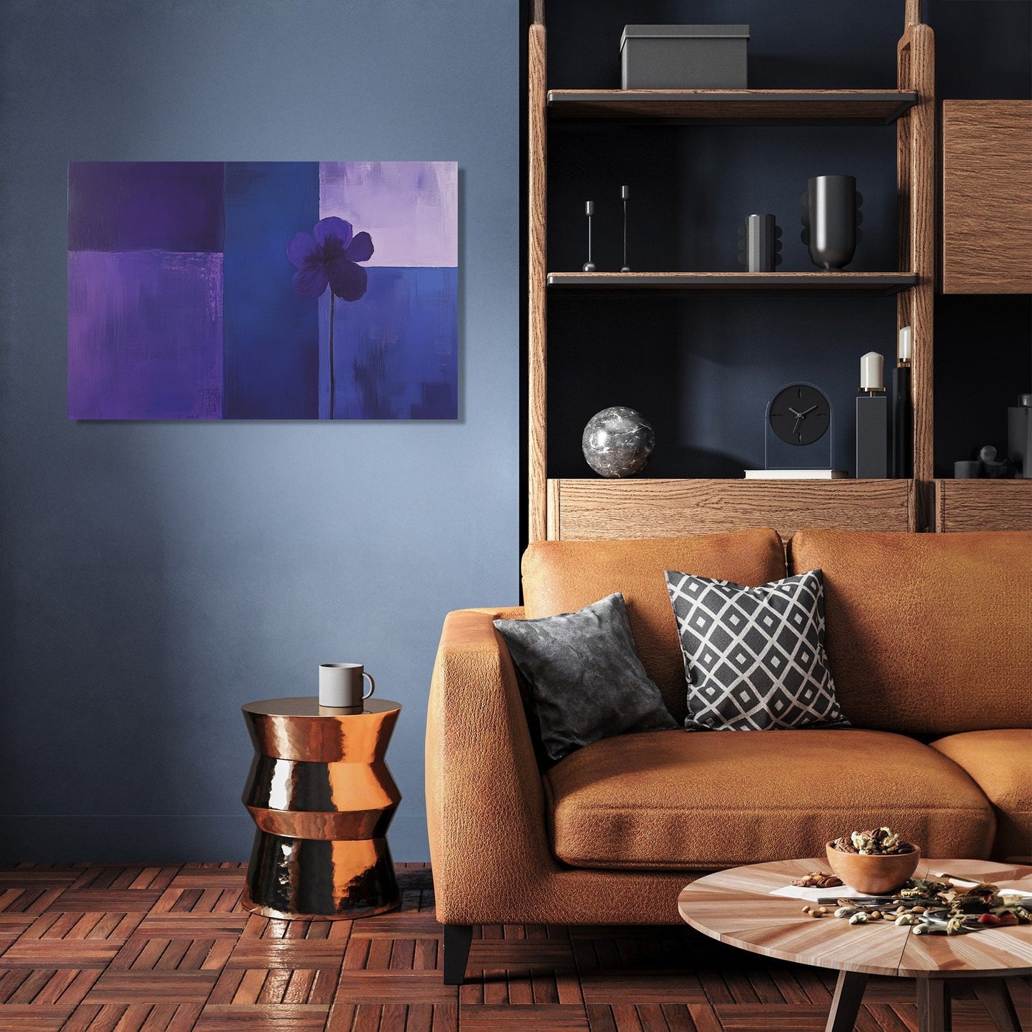 Melancholic Violet Canvas