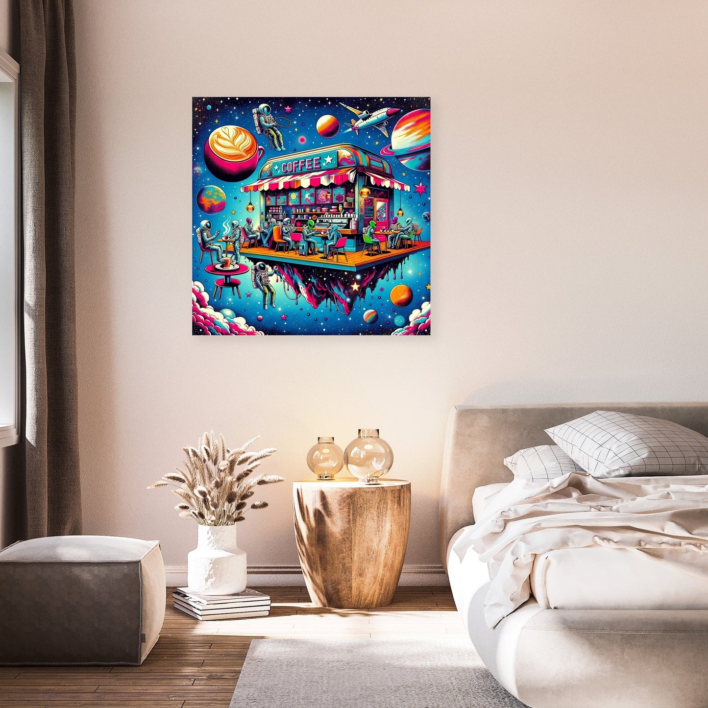 Cosmic Café Canvas
