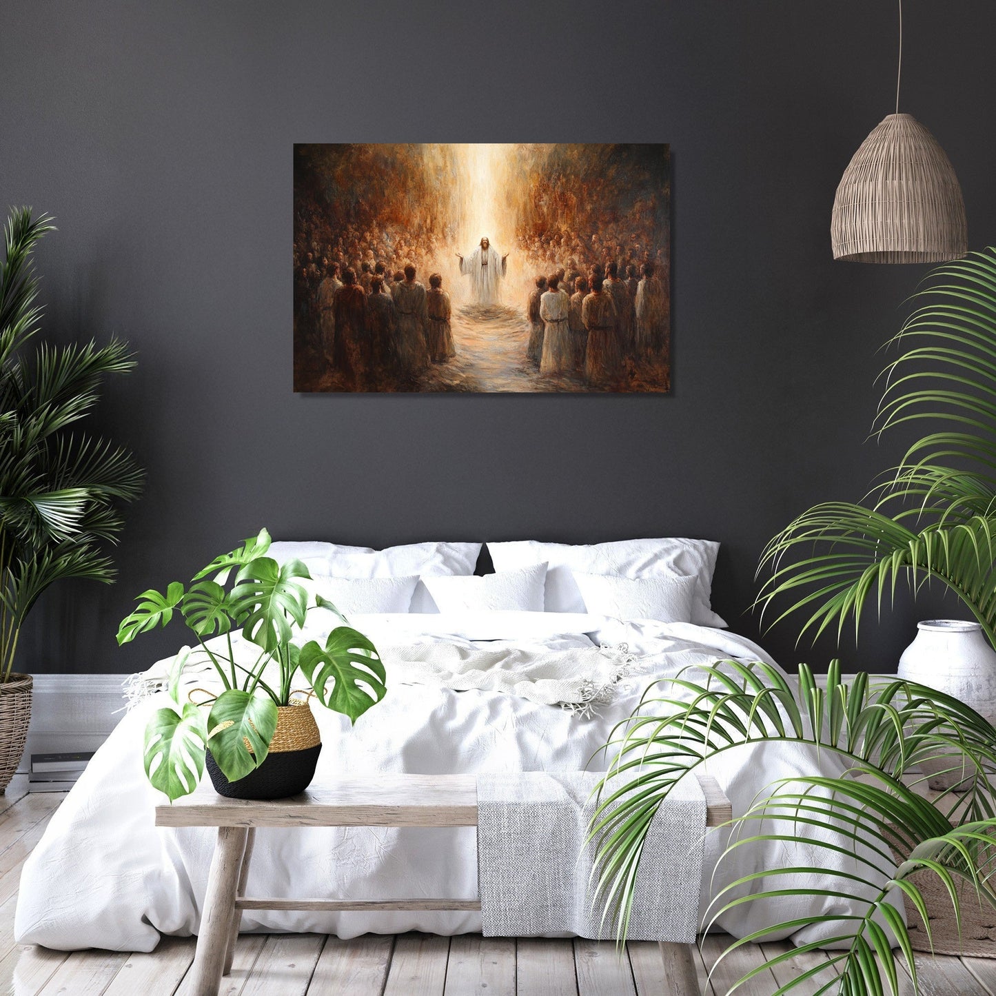 Saint David’s Sermon Canvas
