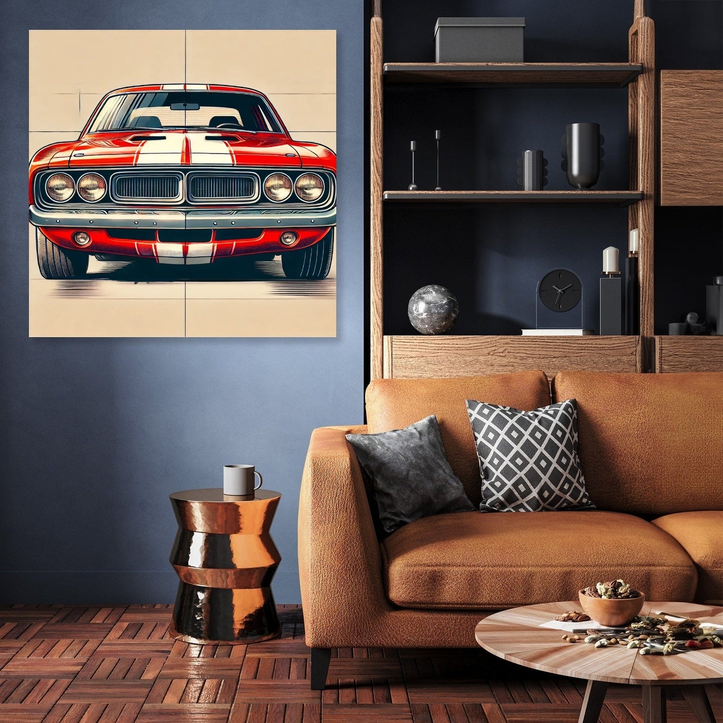 Classic Muscle Car Canvas