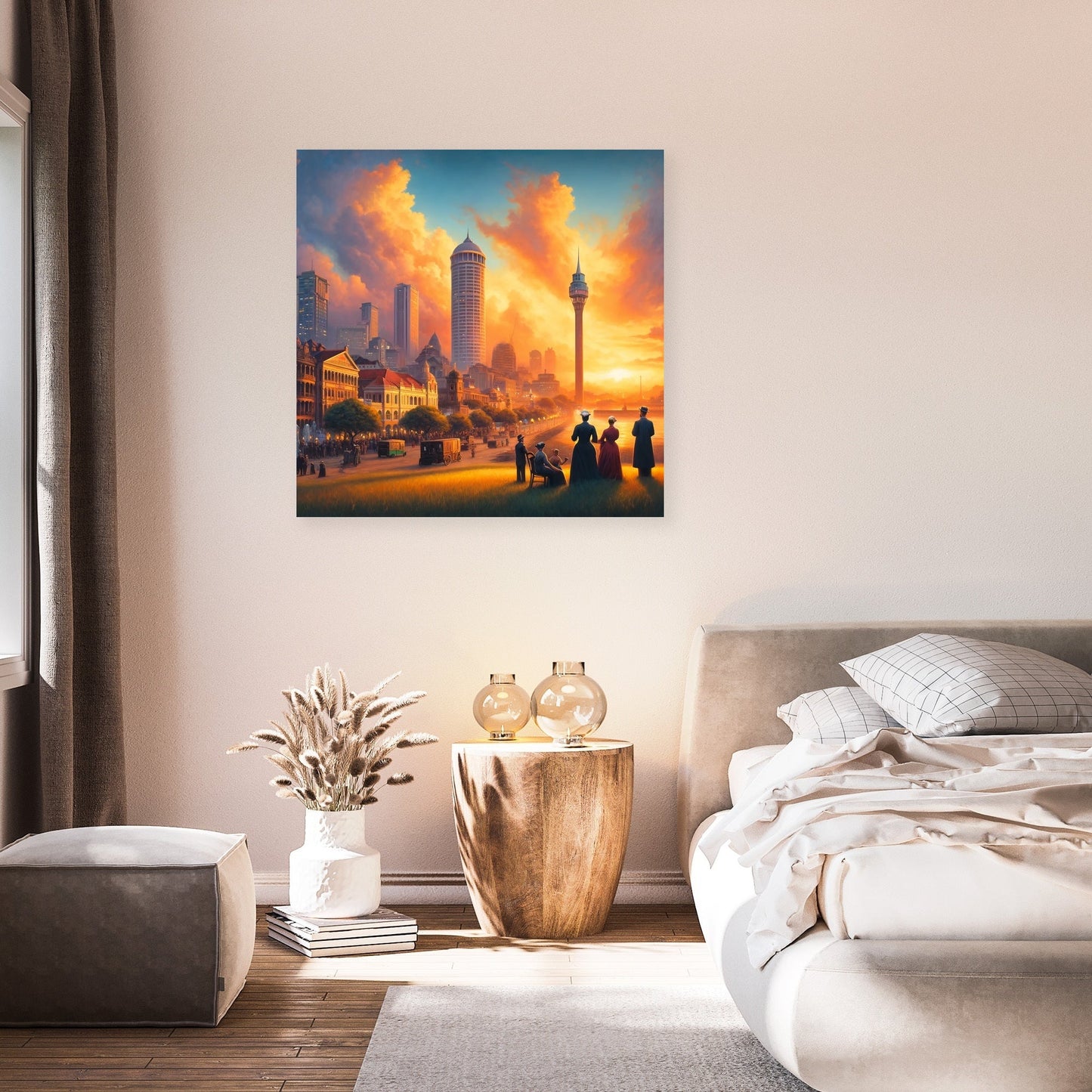 Sunset in Colombo Canvas