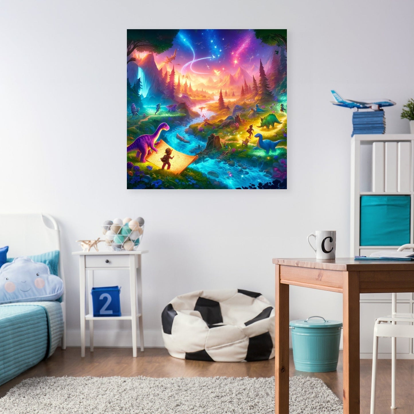 Dinosaur Adventure Quest Canvas
