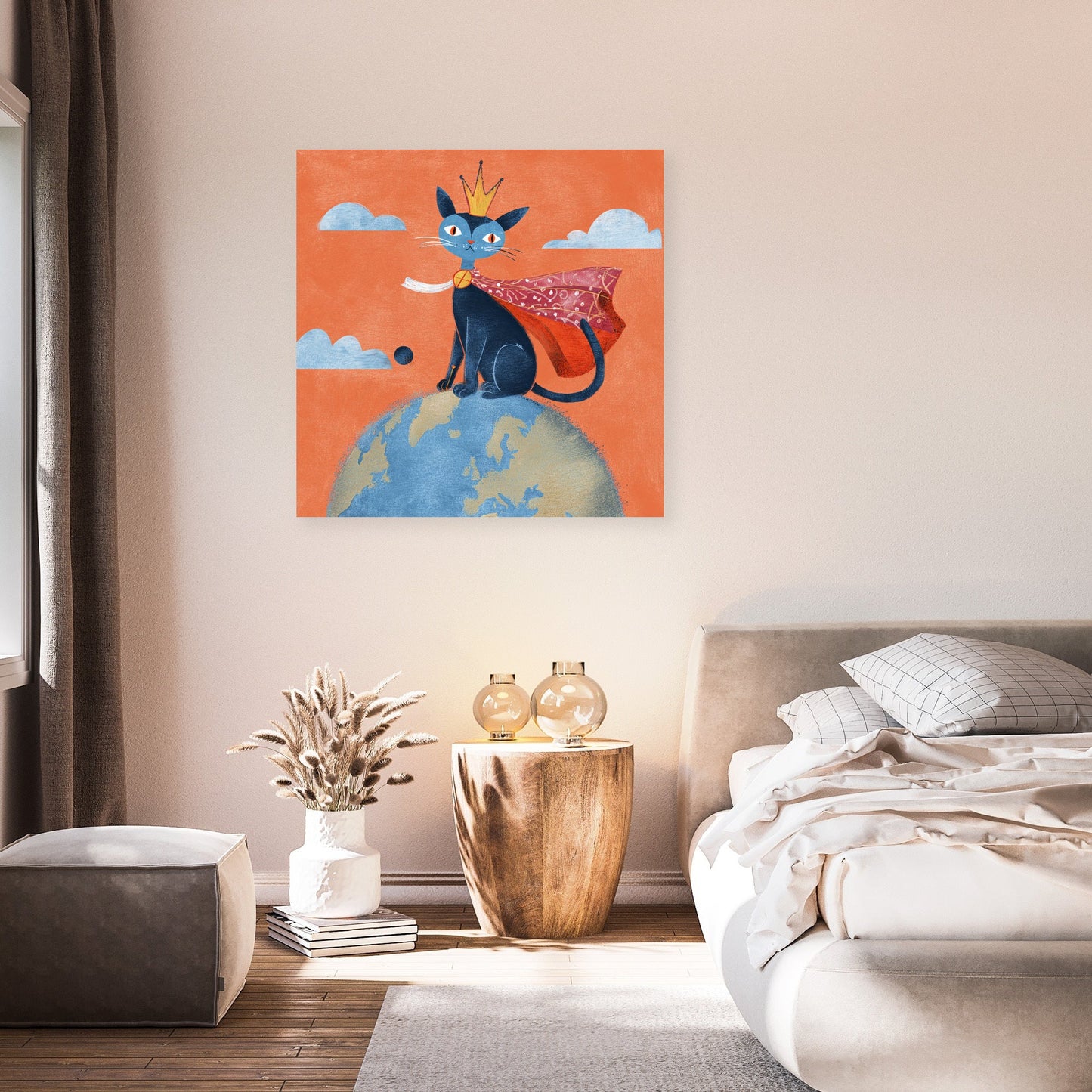 Majestic Cat Royalty Canvas