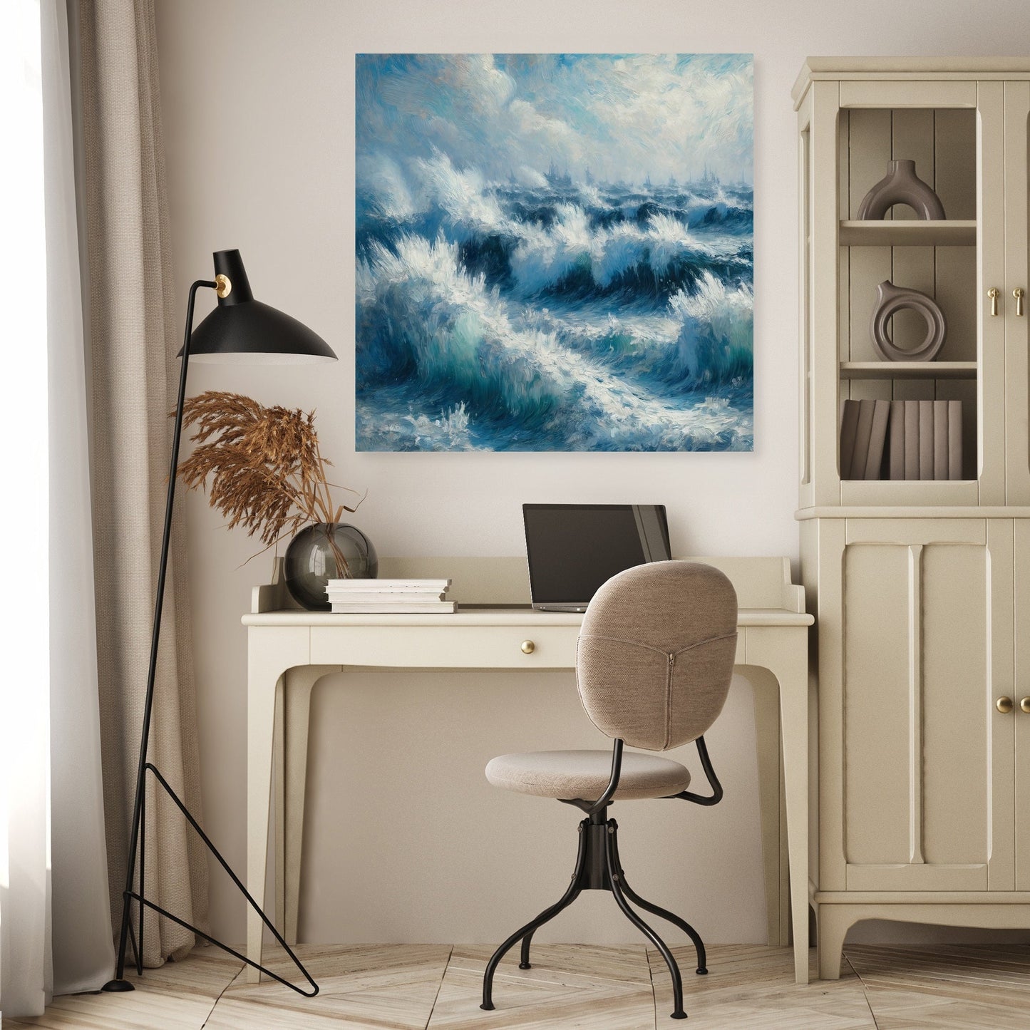 Frozen Waves Canvas
