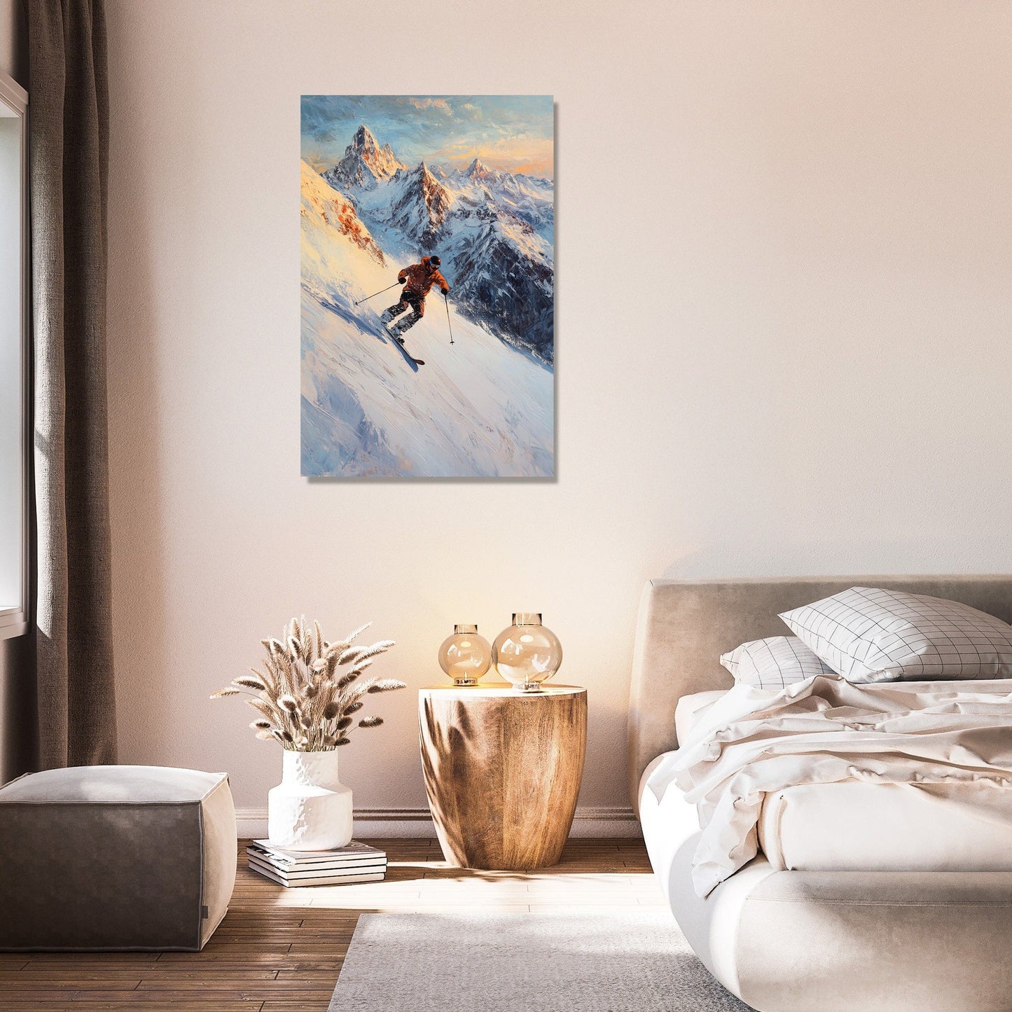 Alpine Adventure Golden Canvas