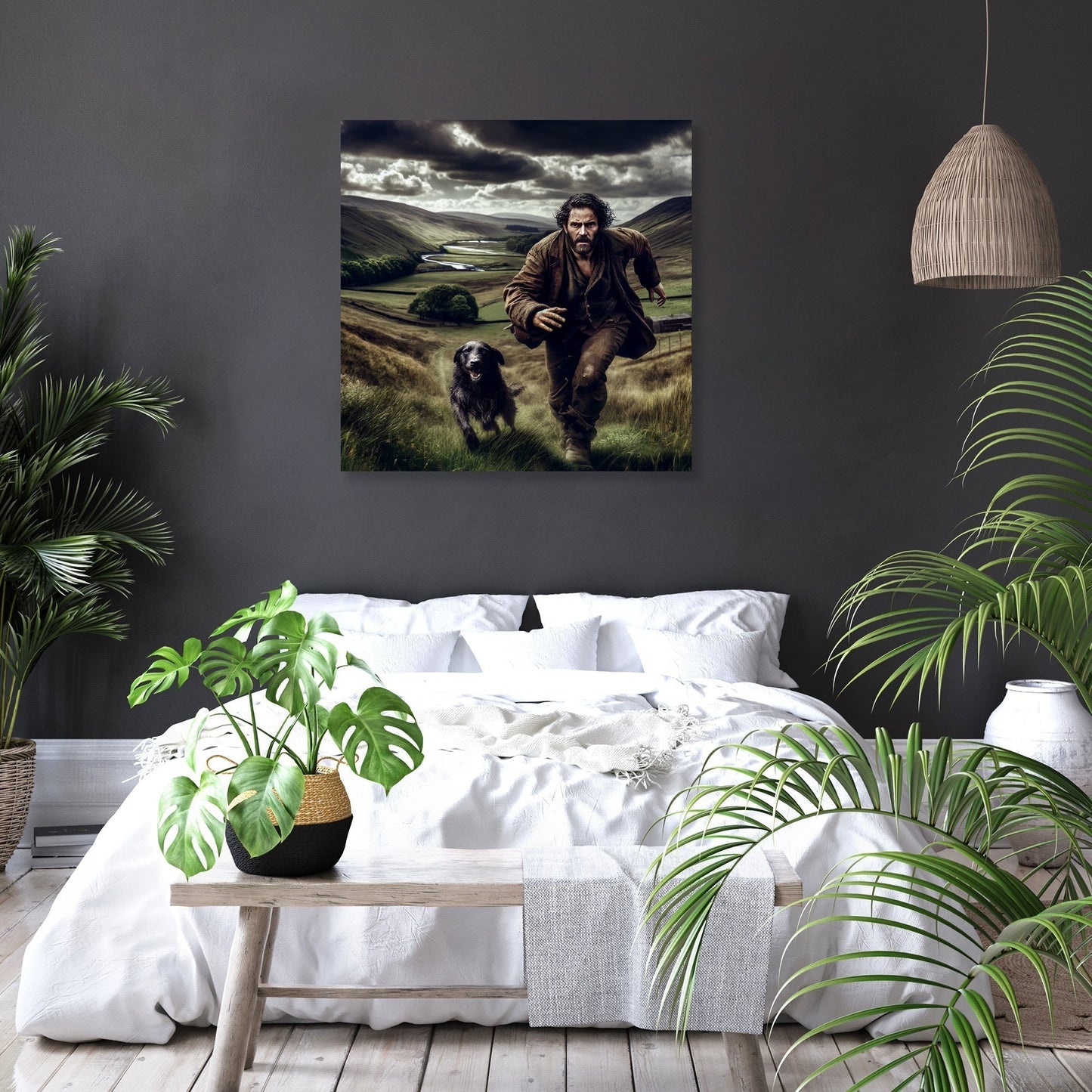 Fugitive's Flight Canvas