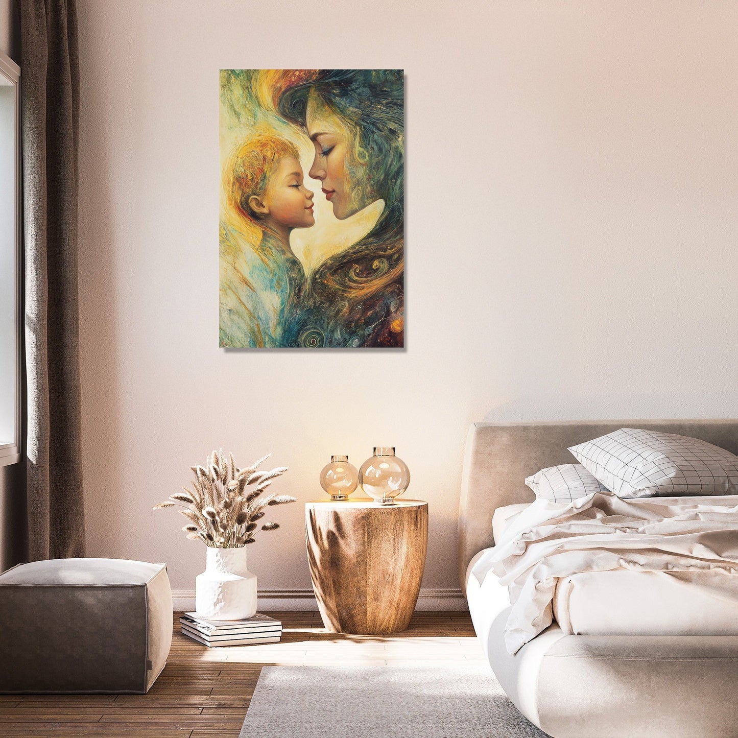 Maternal Reflection Canvas