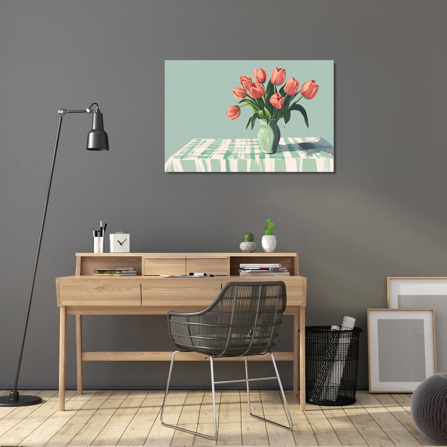 Tulip Vase Canvas