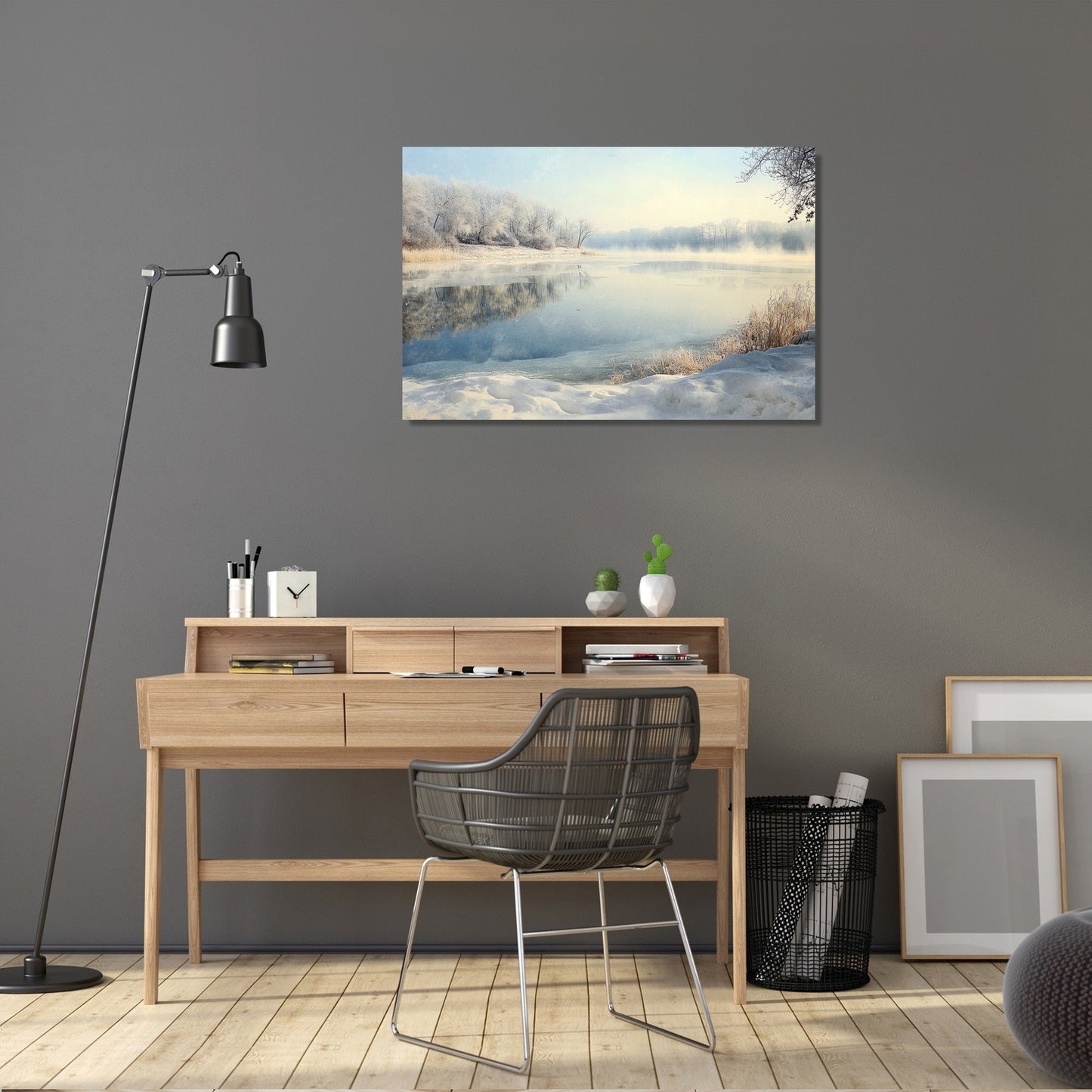 Frosted Serenity Canvas
