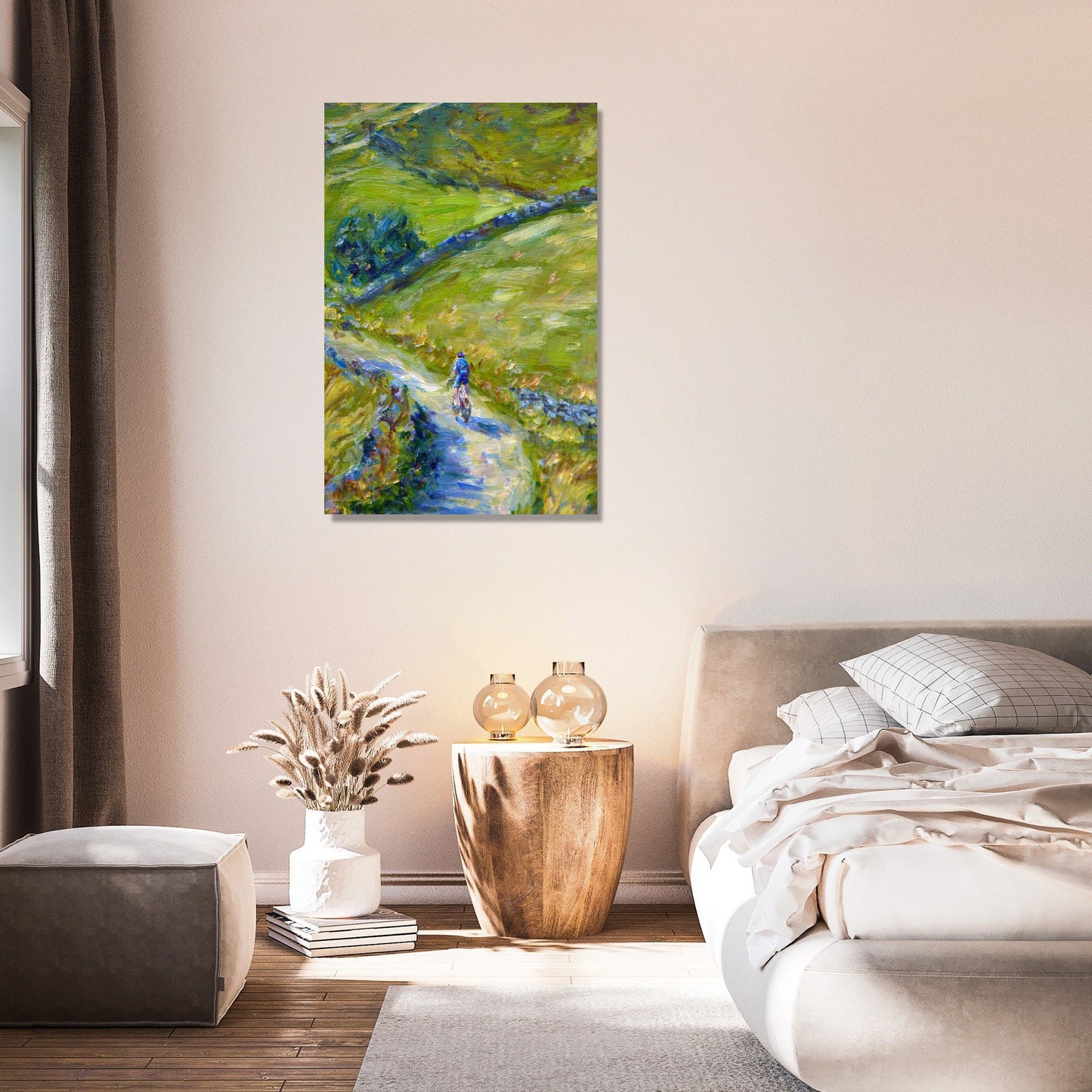 Cyclist's Journey Canvas
