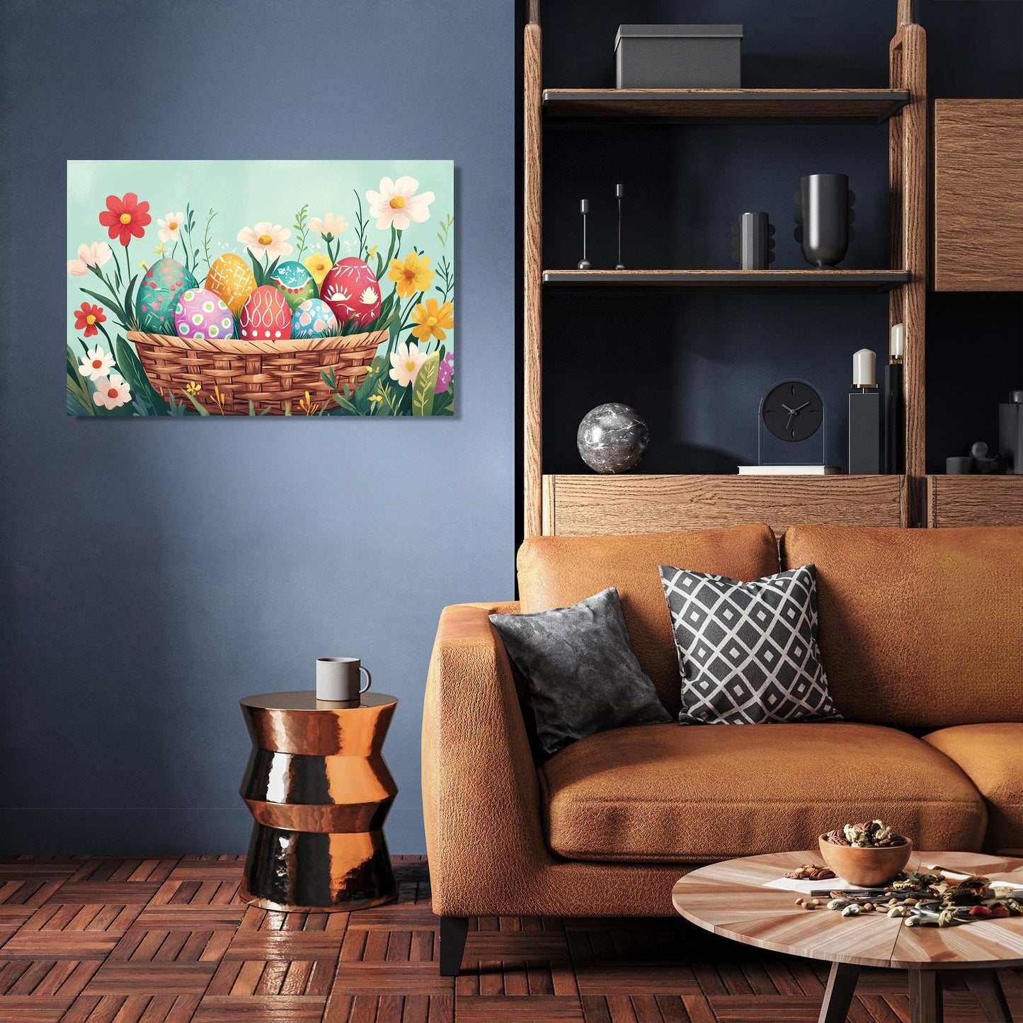Easter Basket Blooms Canvas