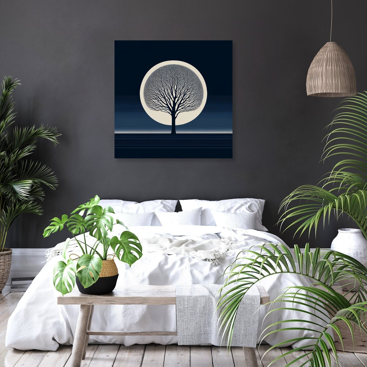 Elegance in the Shadows Canvas