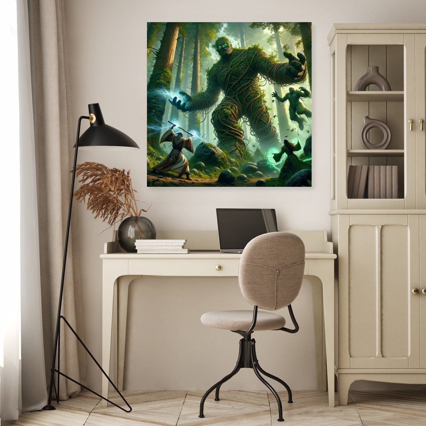 Forest Guardians' Standoff Canvas