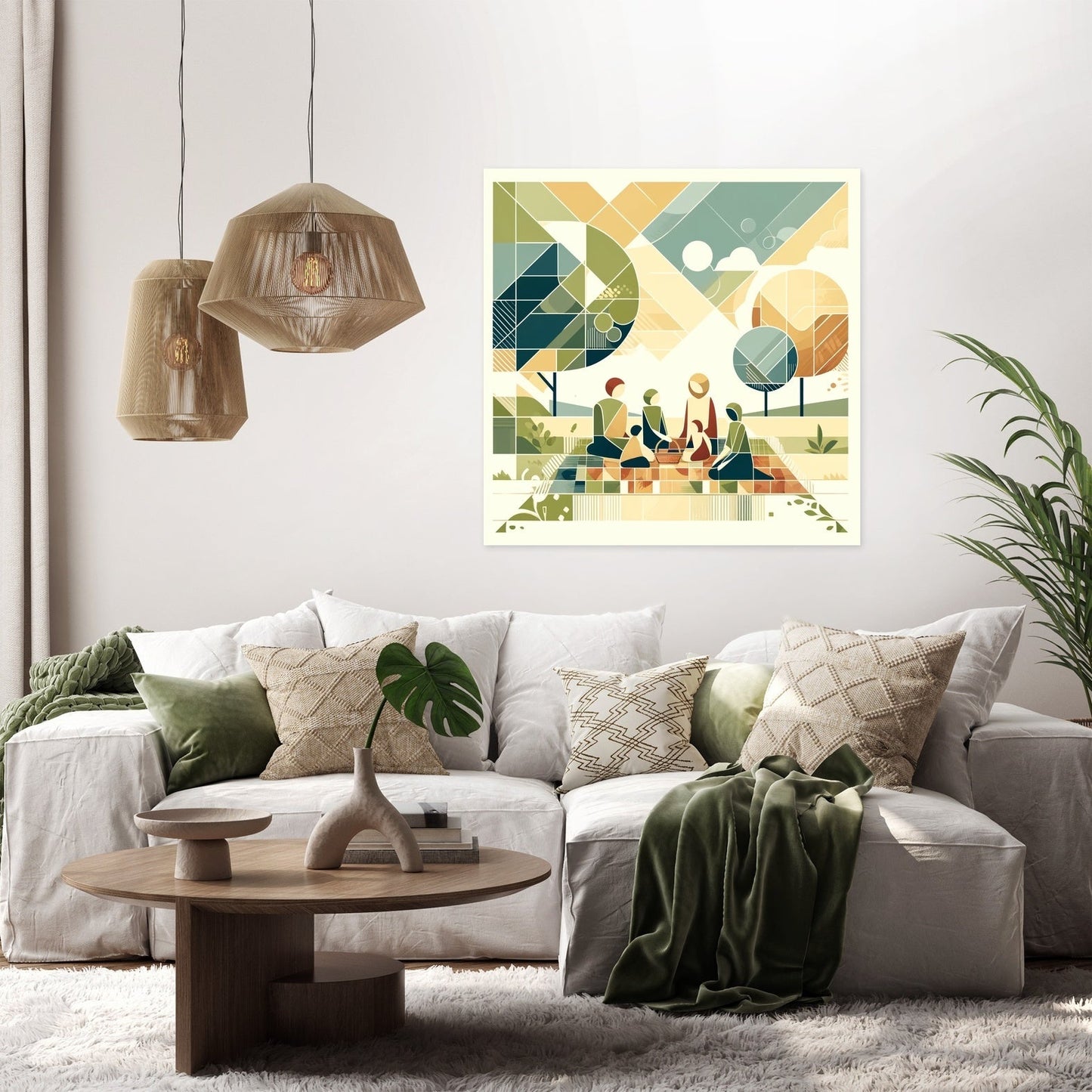 Picnic Harmony Canvas