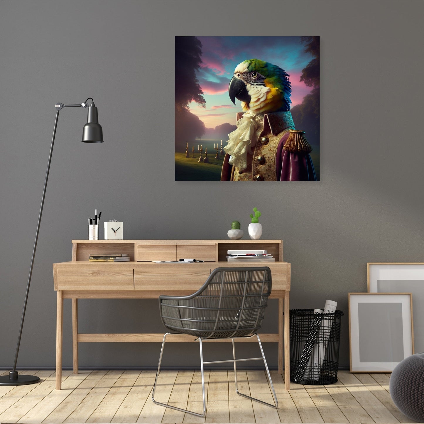 Regal Parrot Majesty Canvas
