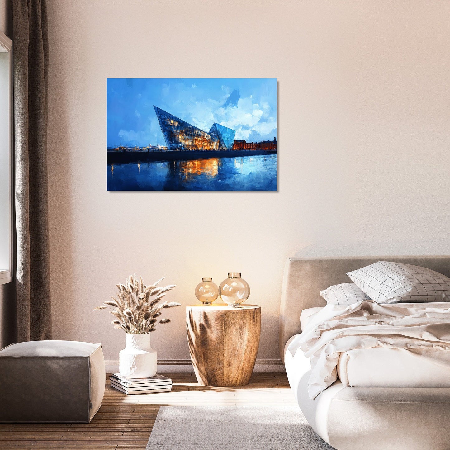 Titanic Belfast Twilight Canvas