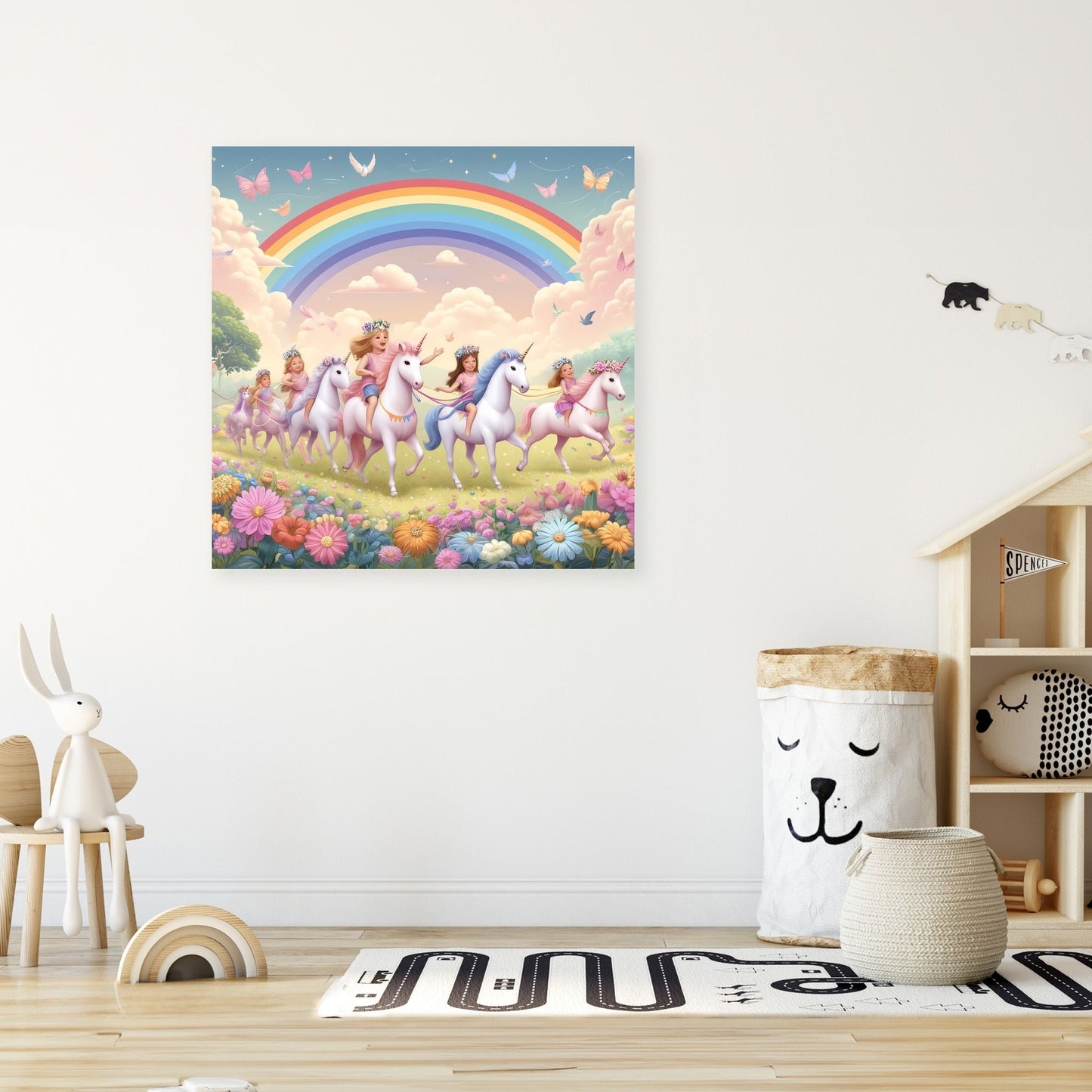 Unicorn Parade Canvas