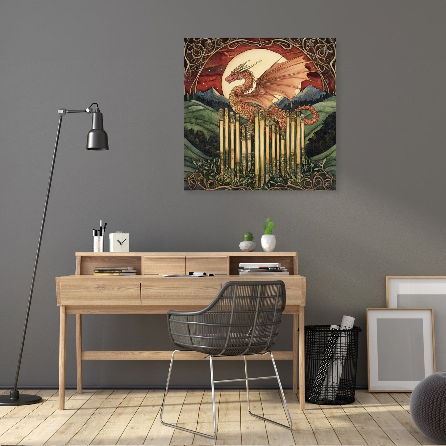 Welsh Dragon Harmony Canvas
