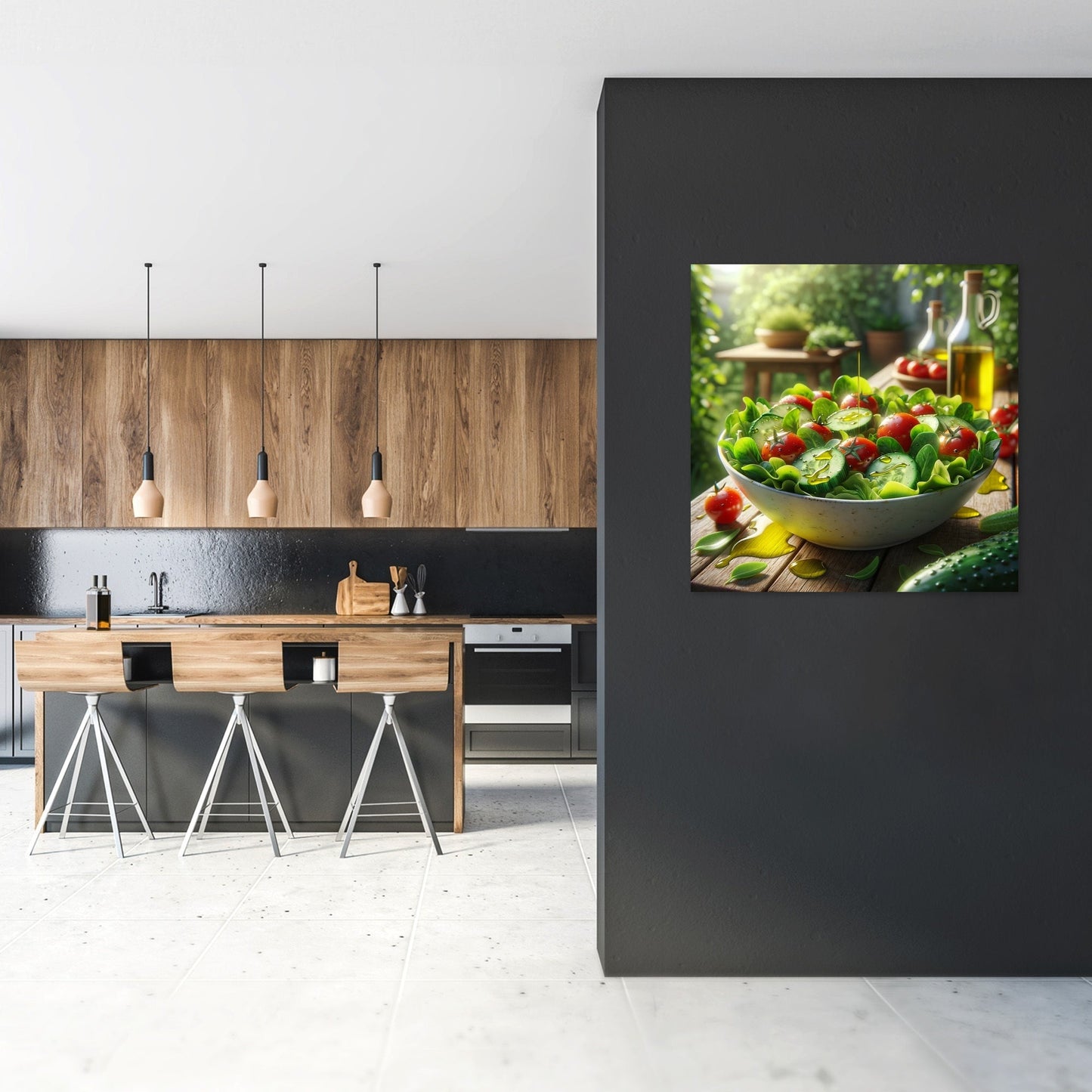Garden Fresh Salad Canvas