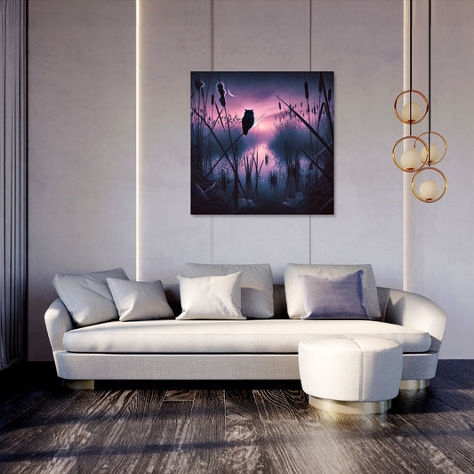 Twilight Marshland Canvas